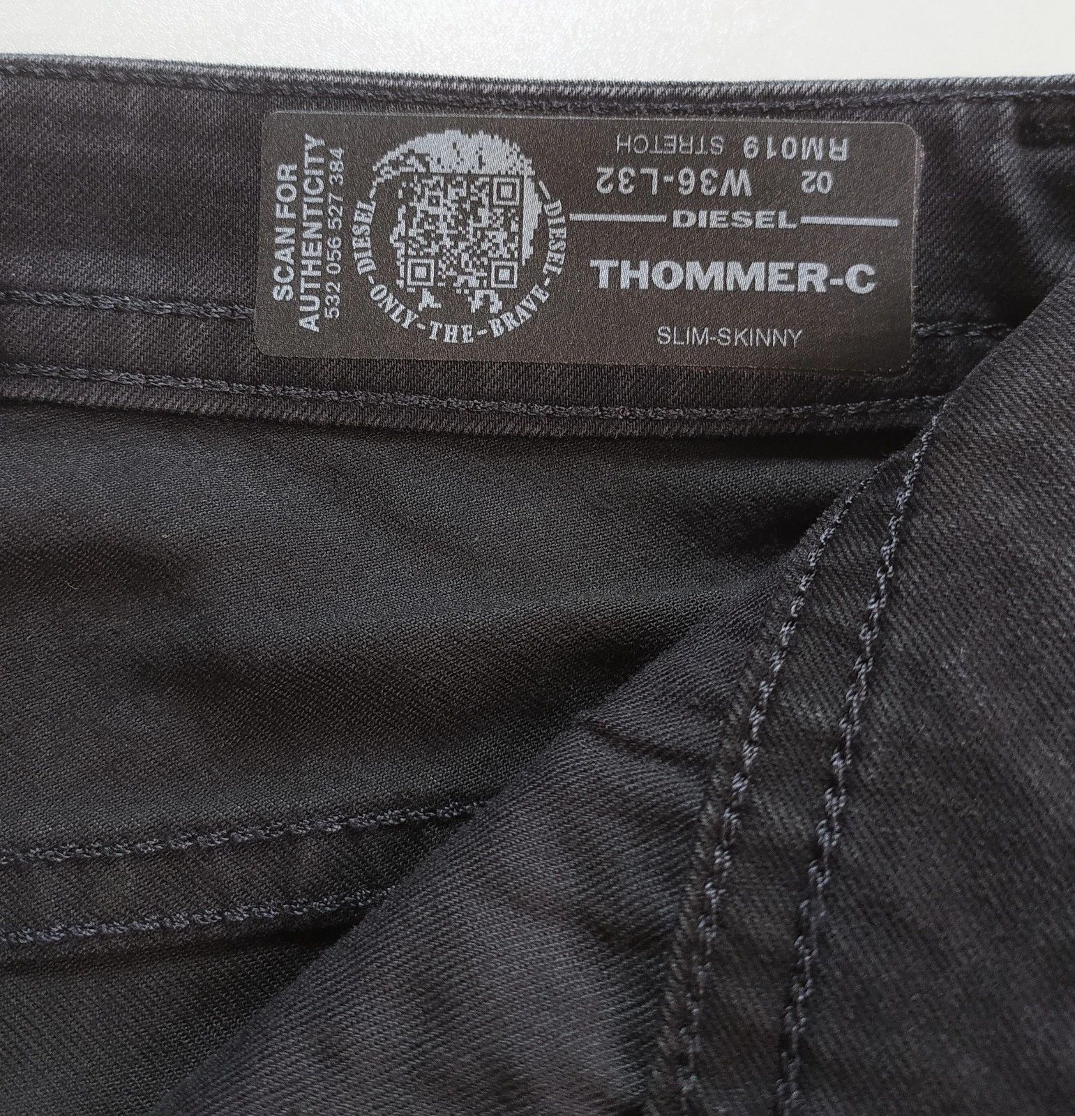 Diesel Diesel THOMMER-C L.32 MENS JEANS T/9609 Size US 36 / EU 52 - 7 Thumbnail