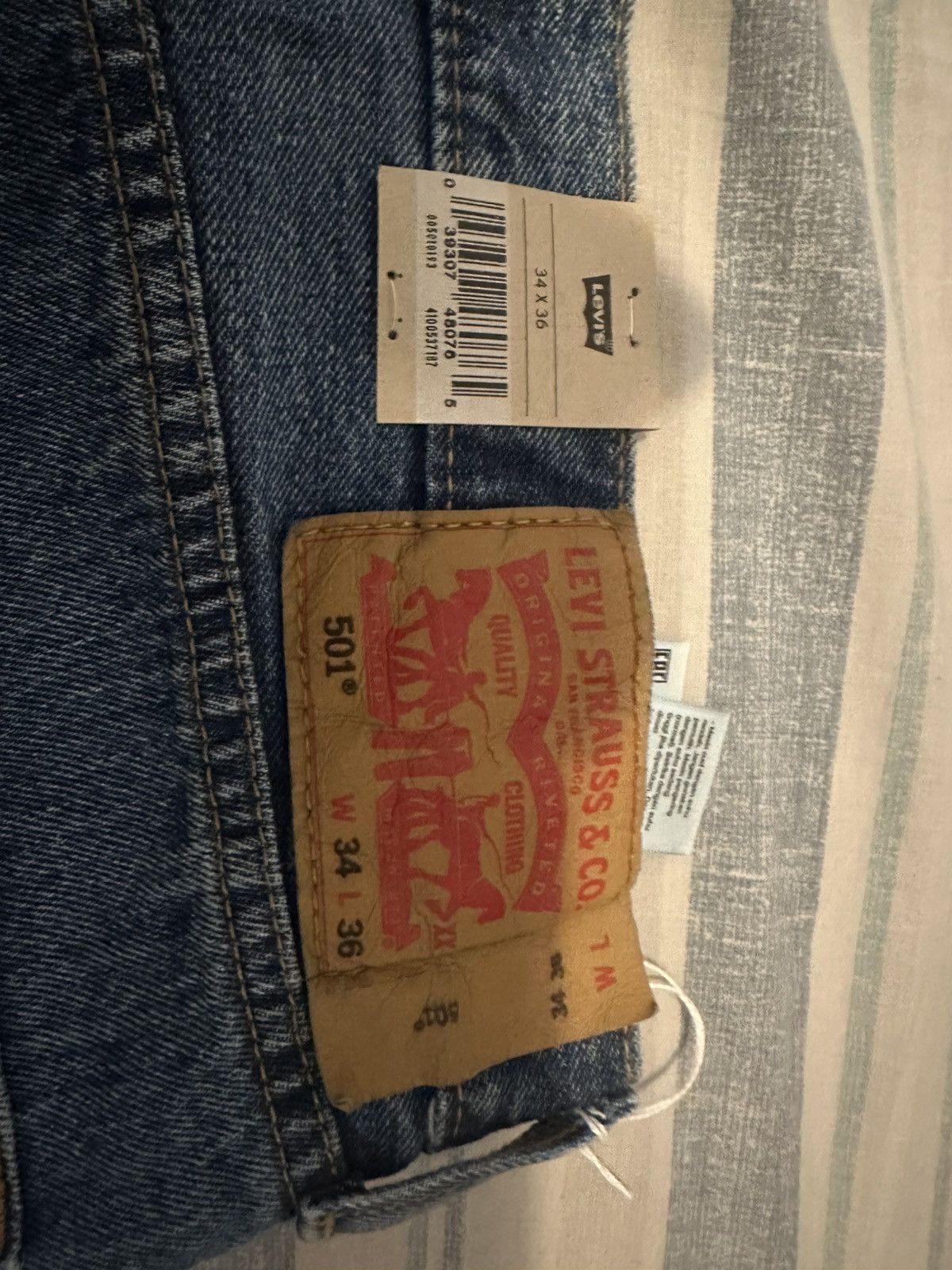 Levi's Levi 501’s Size US 34 / EU 50 - 2 Thumbnail