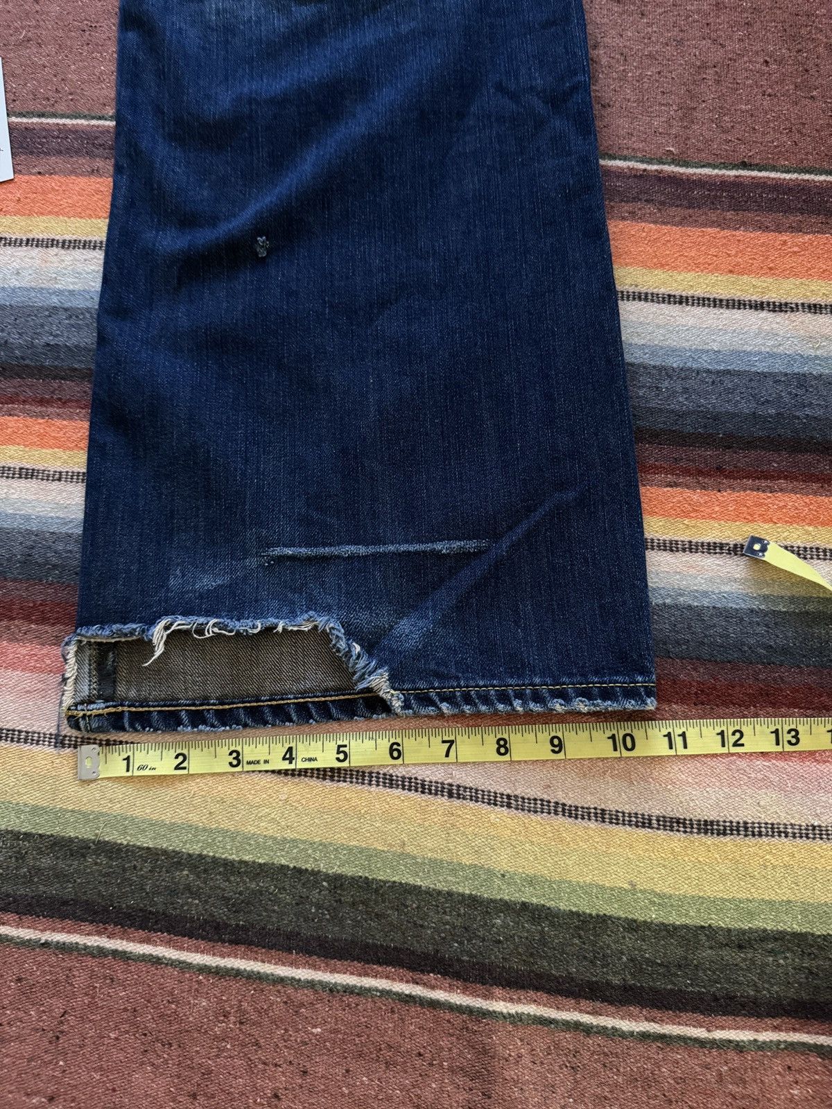 Ed Hardy Y2K 2009 Ed Hardy Rattlesnake Denim Baggy Jeans Size US 40 / EU 56 - 5 Thumbnail