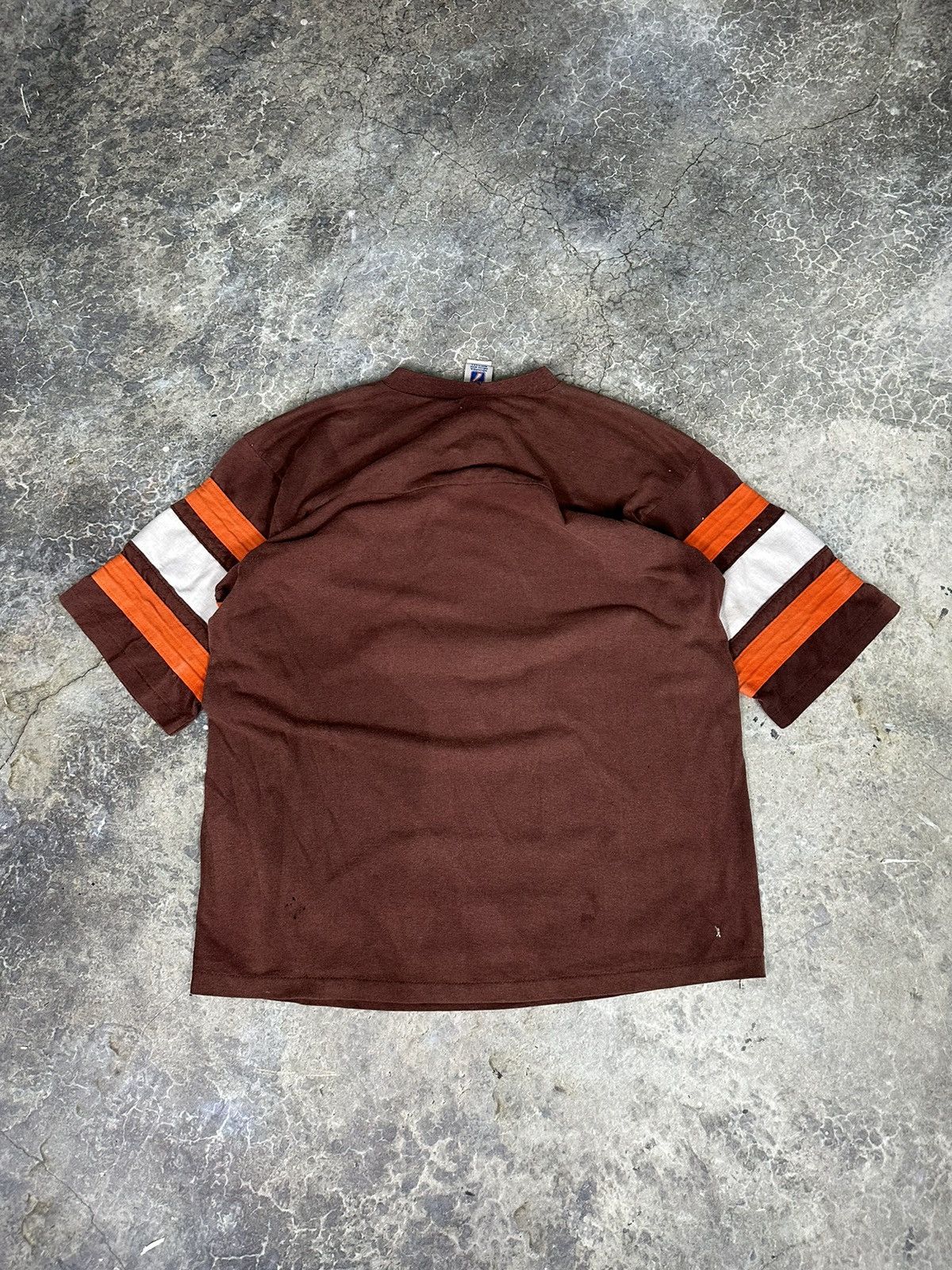 NFL × Vintage Vintage Sun Faded Cleveland Browns Jersey Tee Size US L / EU 52-54 / 3 - 6 Thumbnail