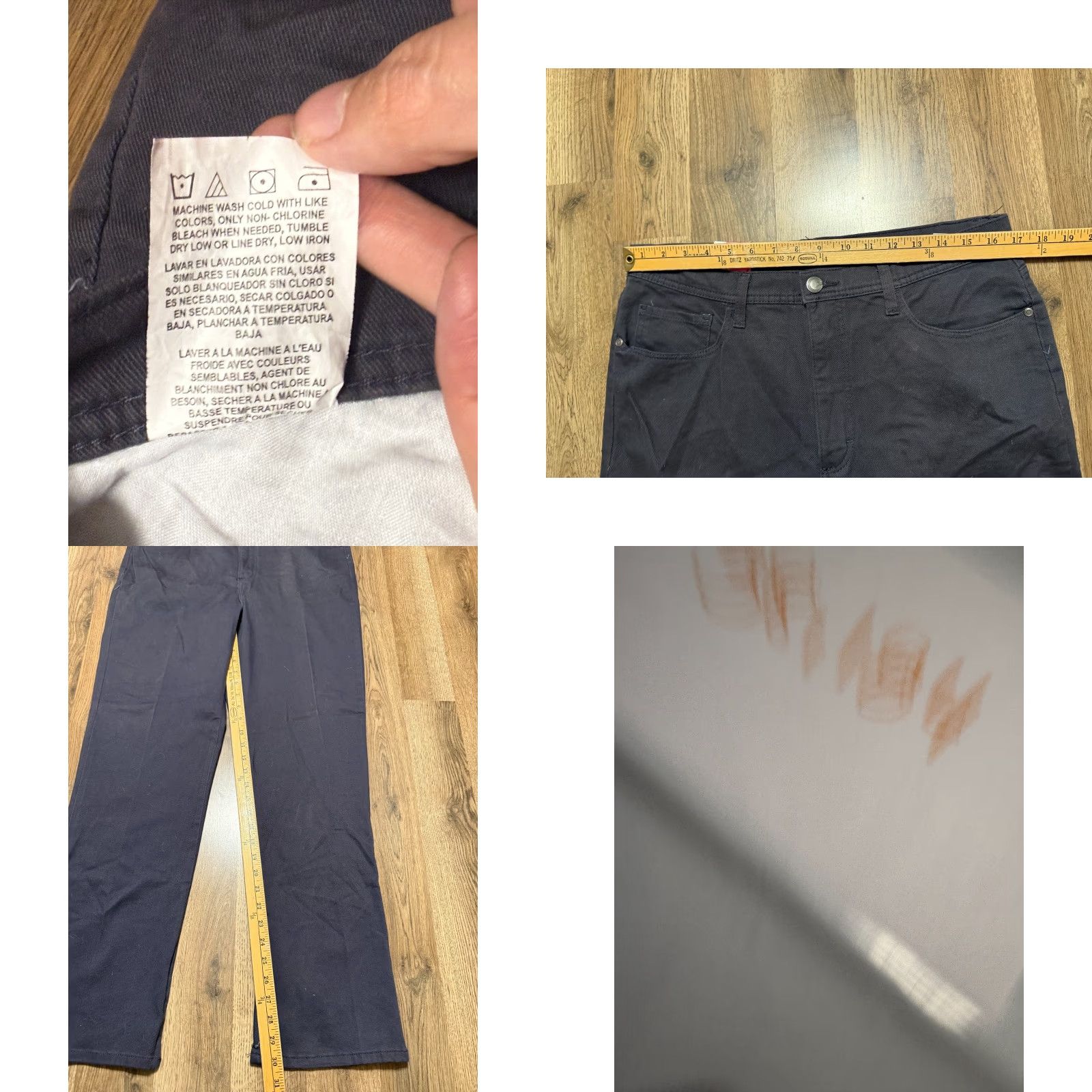 Lee Lee Jeans Women's Jeans, 16 Medium, Gray, Classic Fit, 30in Inseam, 5-Pocket Denim, Regular Size, NWT, Lee Classic Fit, Cotton Blend, Vintage: No, NWT Size 24" / US 00 / IT 34 - 8 Thumbnail