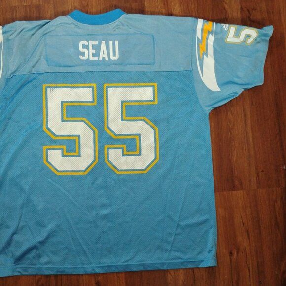 Other Vintage Adidas San Diego Chargers Junior Seau Jersey Size US XXL / EU 58 / 5 - 8 Thumbnail
