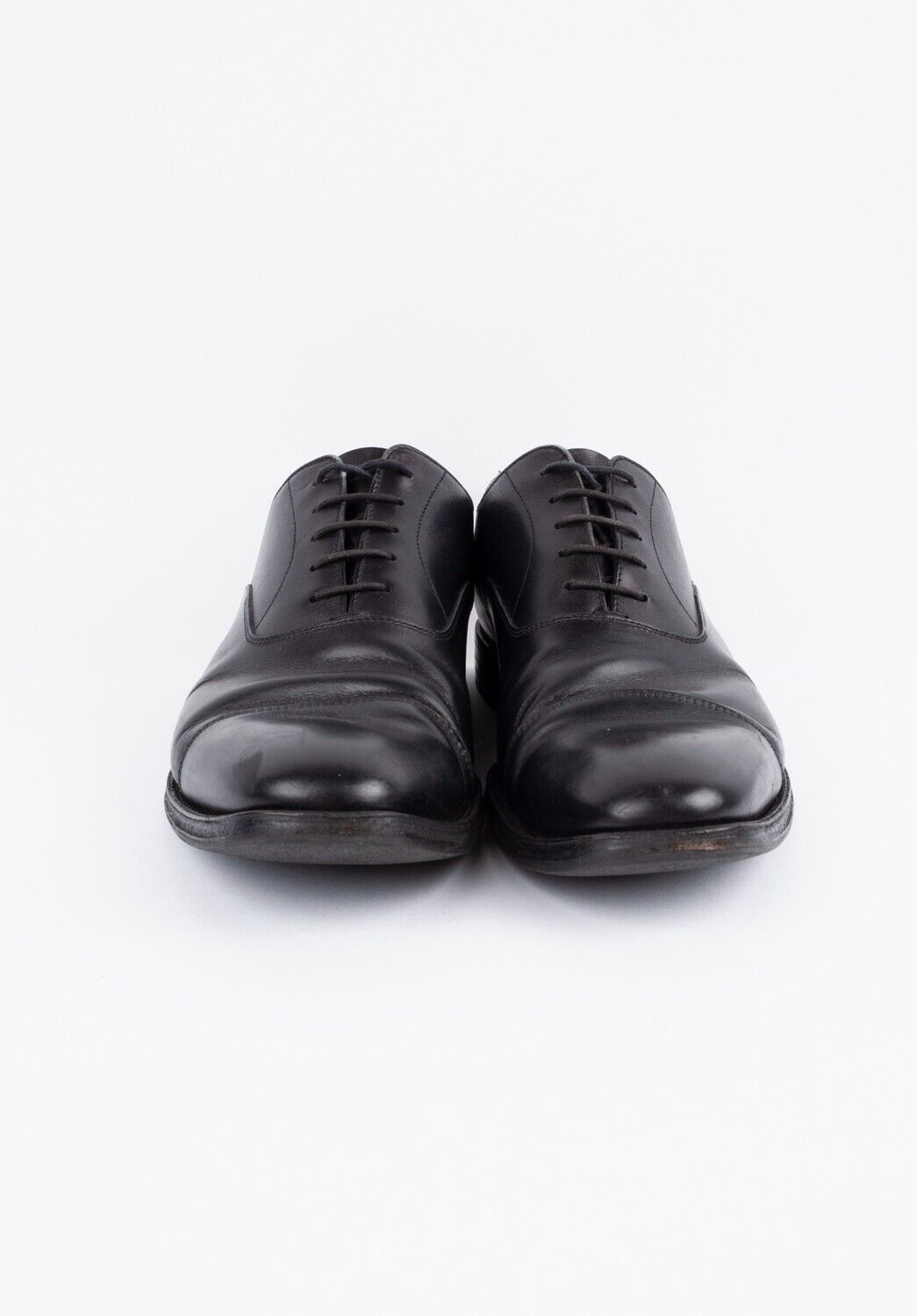 Prada Original Prada Men Shoes Black US8.5 EU41.5 H5152 Size US 8.5 / EU 41-42 - 2 Thumbnail