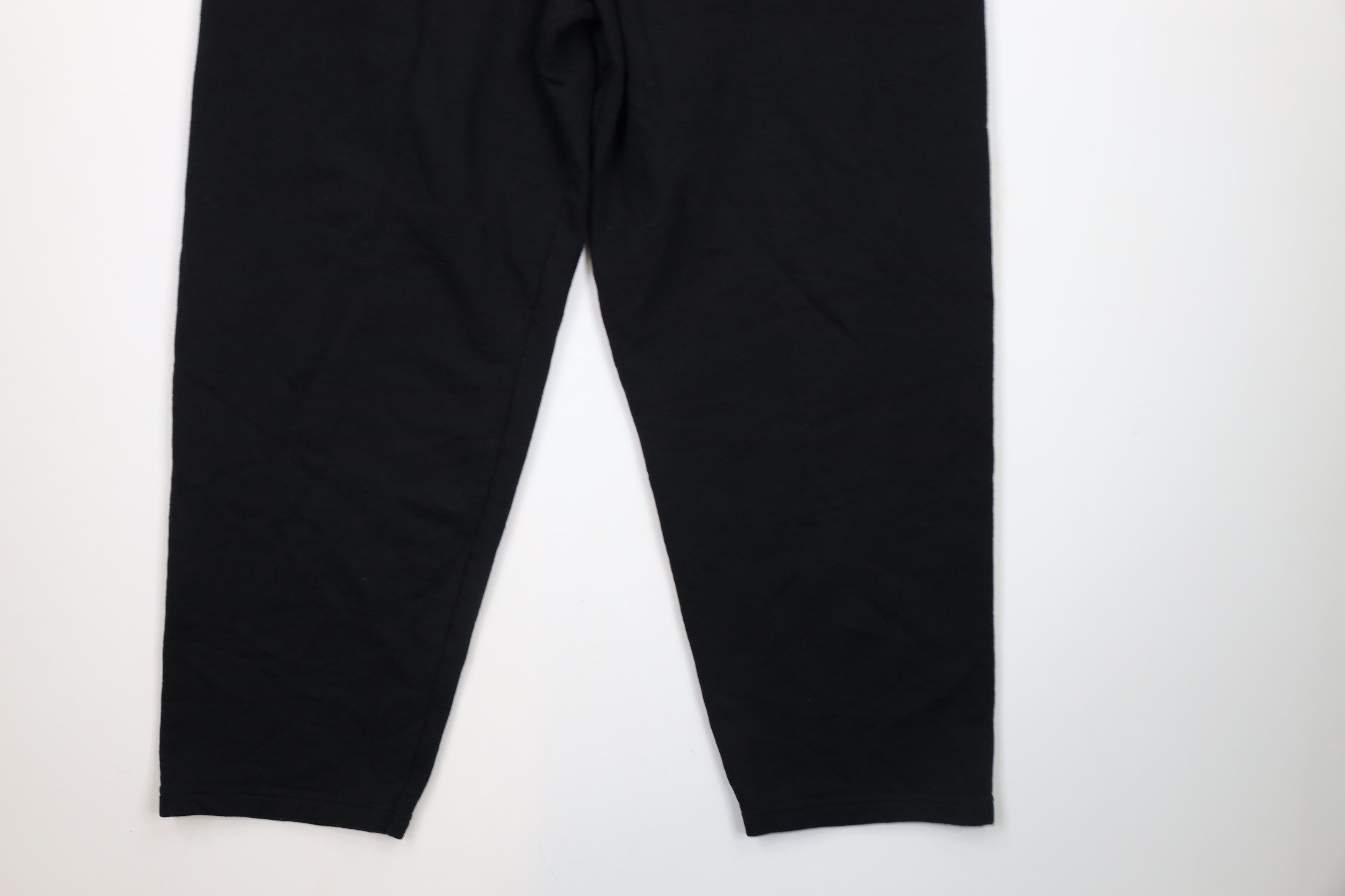 Vintage Vintage 90s Streetwear Blank Wide Leg Sweatpants Pants Black Size US 38 / EU 54 - 10 Thumbnail
