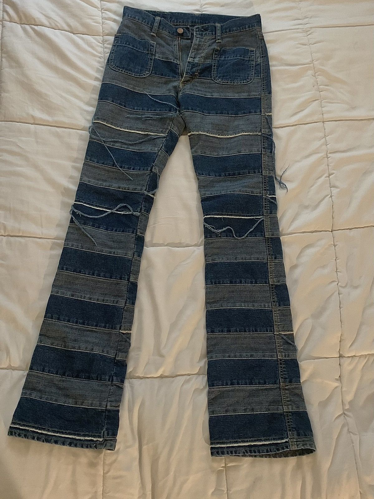 Vintage 90s Hysteric Glamour Kinky Patchwork Hagi Denim