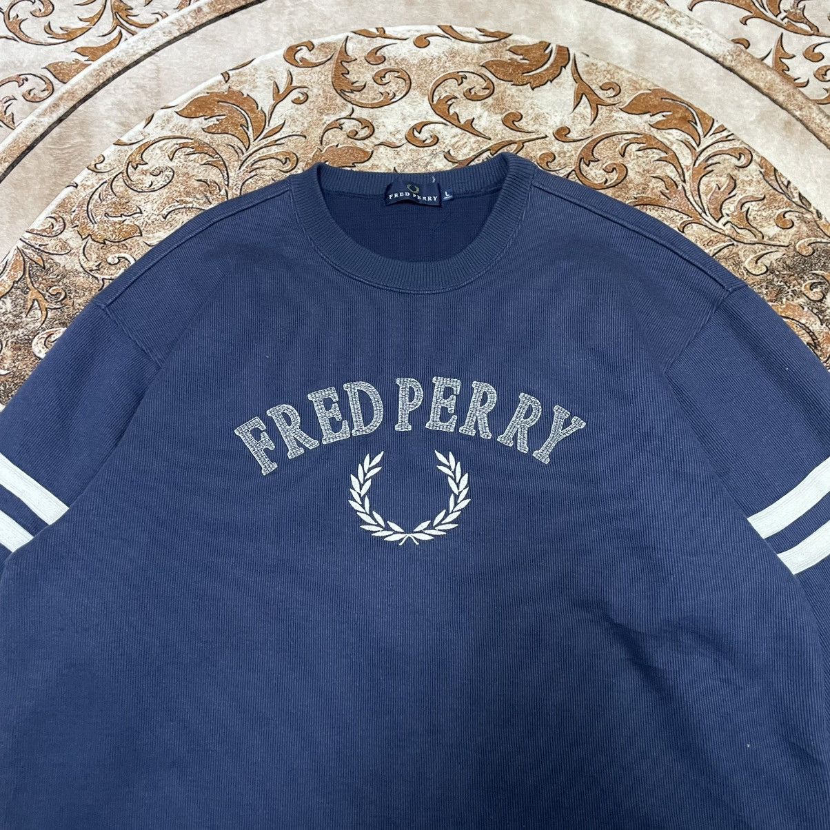 Fred Perry 🔥Fred Perry Embroidered Spellout Crewneck Sweatshirfs Size US M / EU 48-50 / 2 - 3 Thumbnail