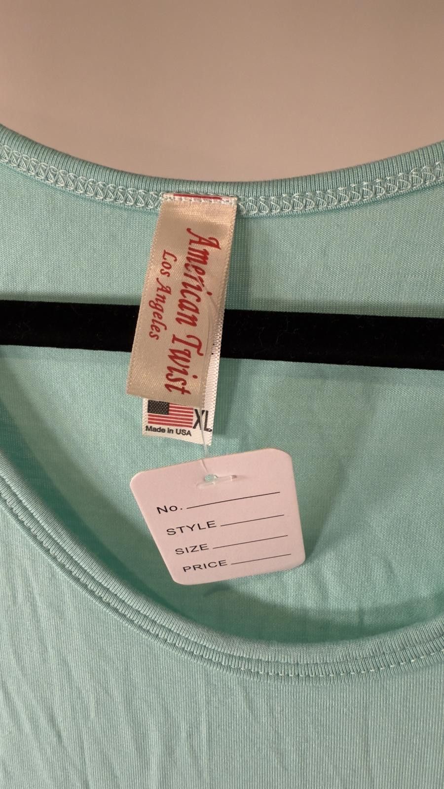 Designer American Twist Mint Maxi Dress - Stylish & Comfortable XL Size XL / US 12-14 / IT 48-50 - 3 Thumbnail