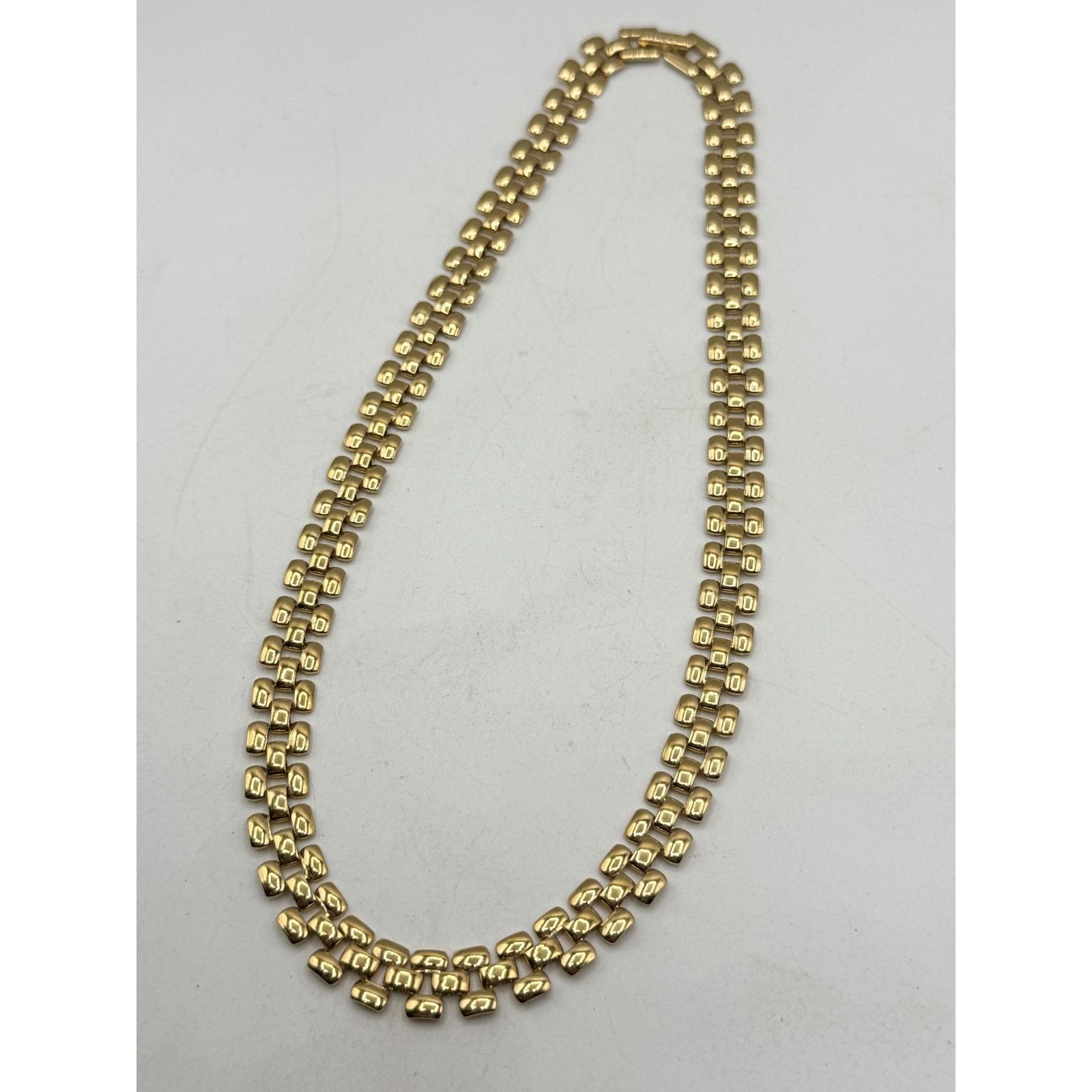 Vintage Vintage gold tone collar panel link necklace Size ONE SIZE - 6 Thumbnail