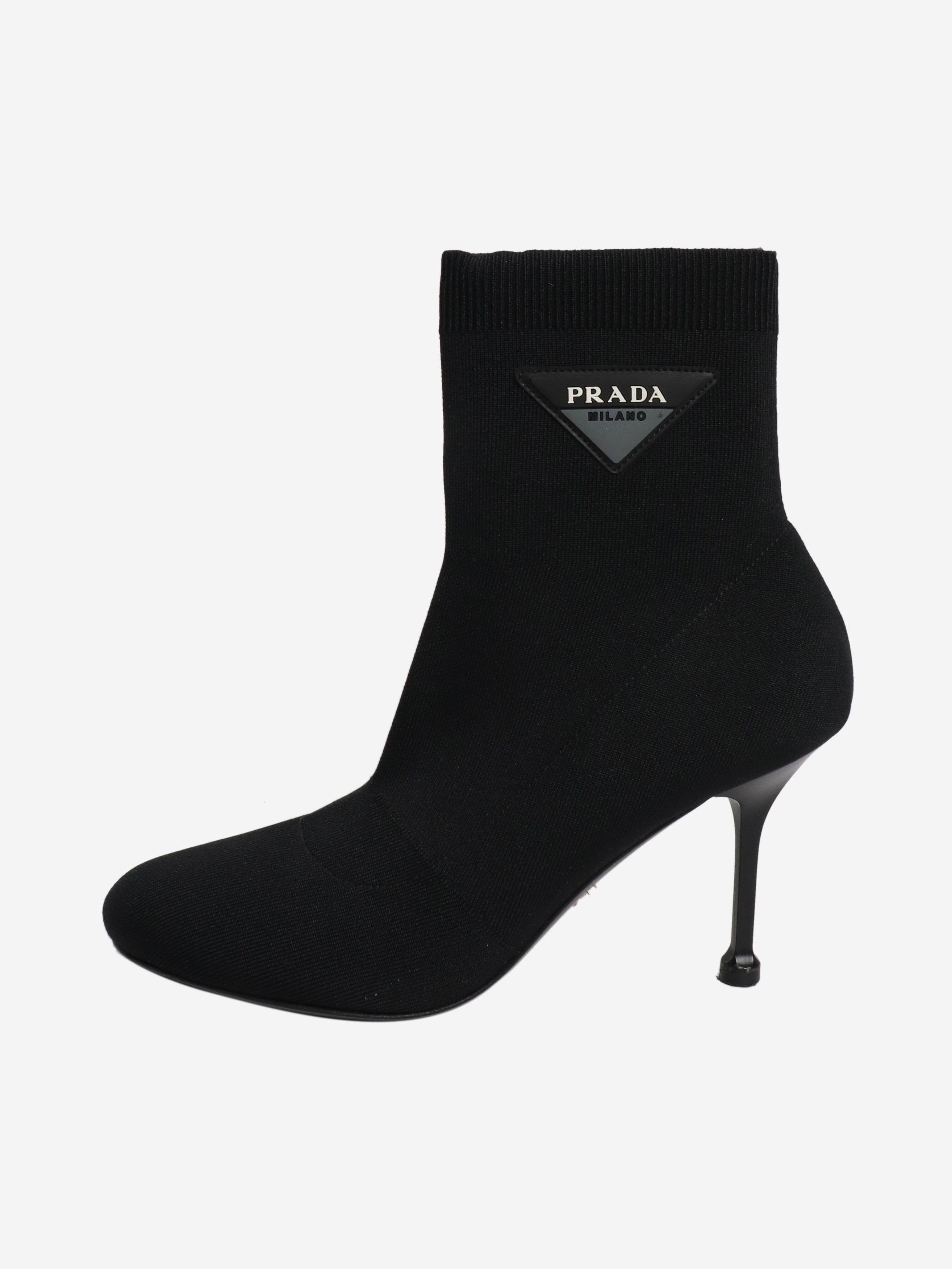 Prada Black sock boots - EU 40.5 Size US 9.5 / IT 39.5 - 1 Thumbnail