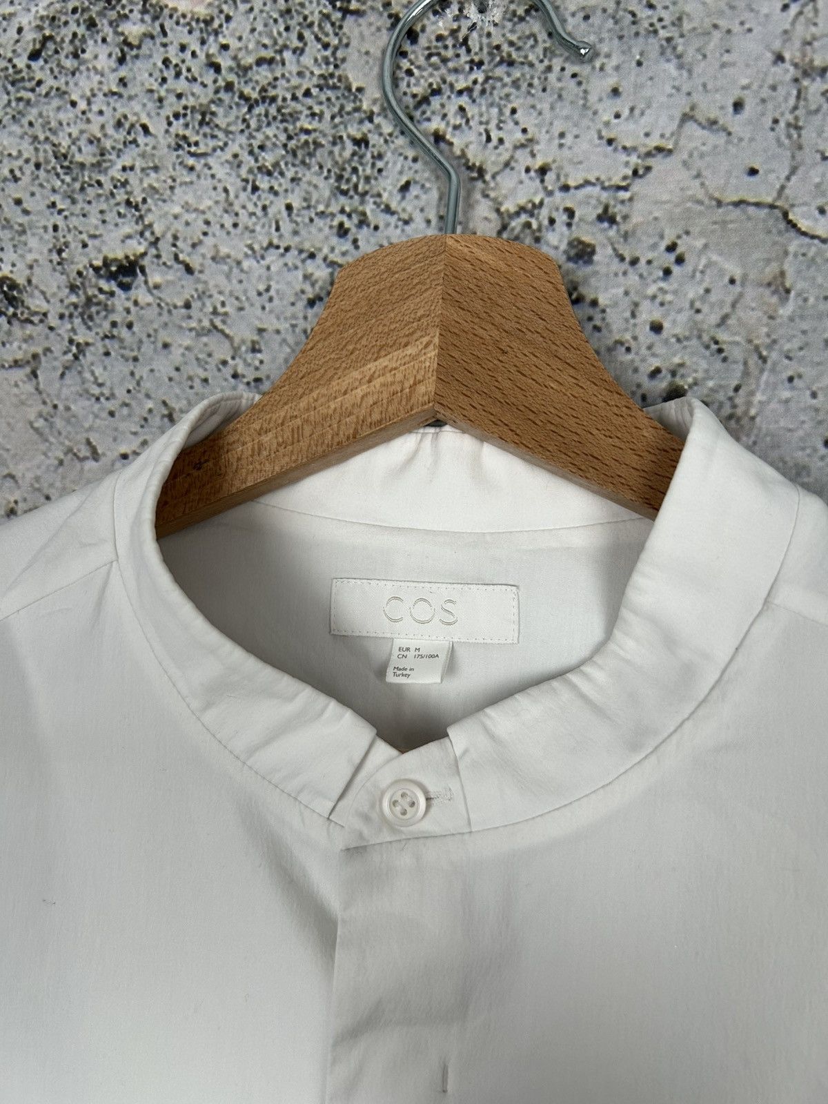 Designer COS White Shirt Basic Minimalist Deconstructed Avant Garde Size US M / EU 48-50 / 2 - 3 Thumbnail