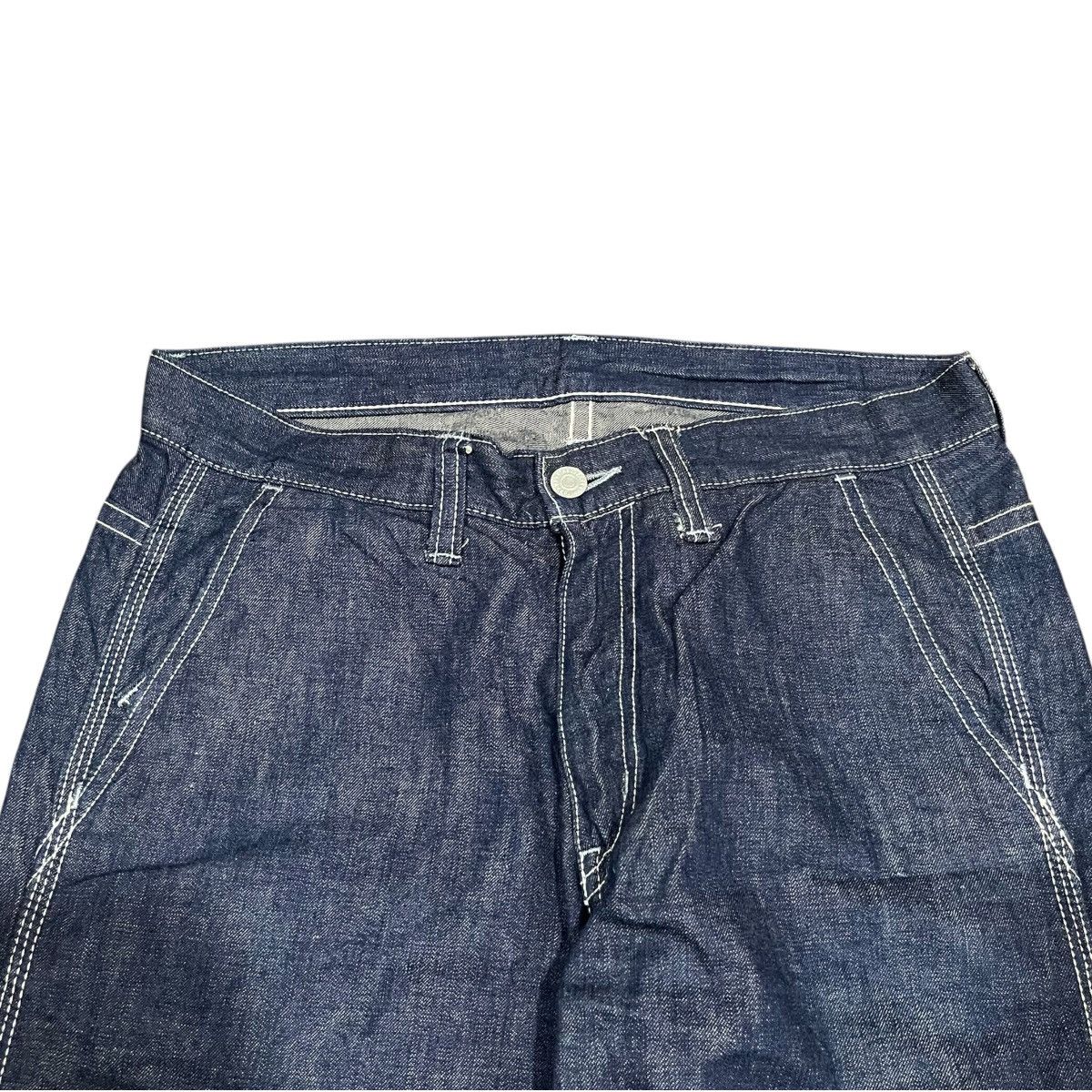 Momotaro Jeans Momotaro Jeans 10.5oz Double Hip Reflective Cropped WorkPant Size US 30 / EU 46 - 6 Thumbnail