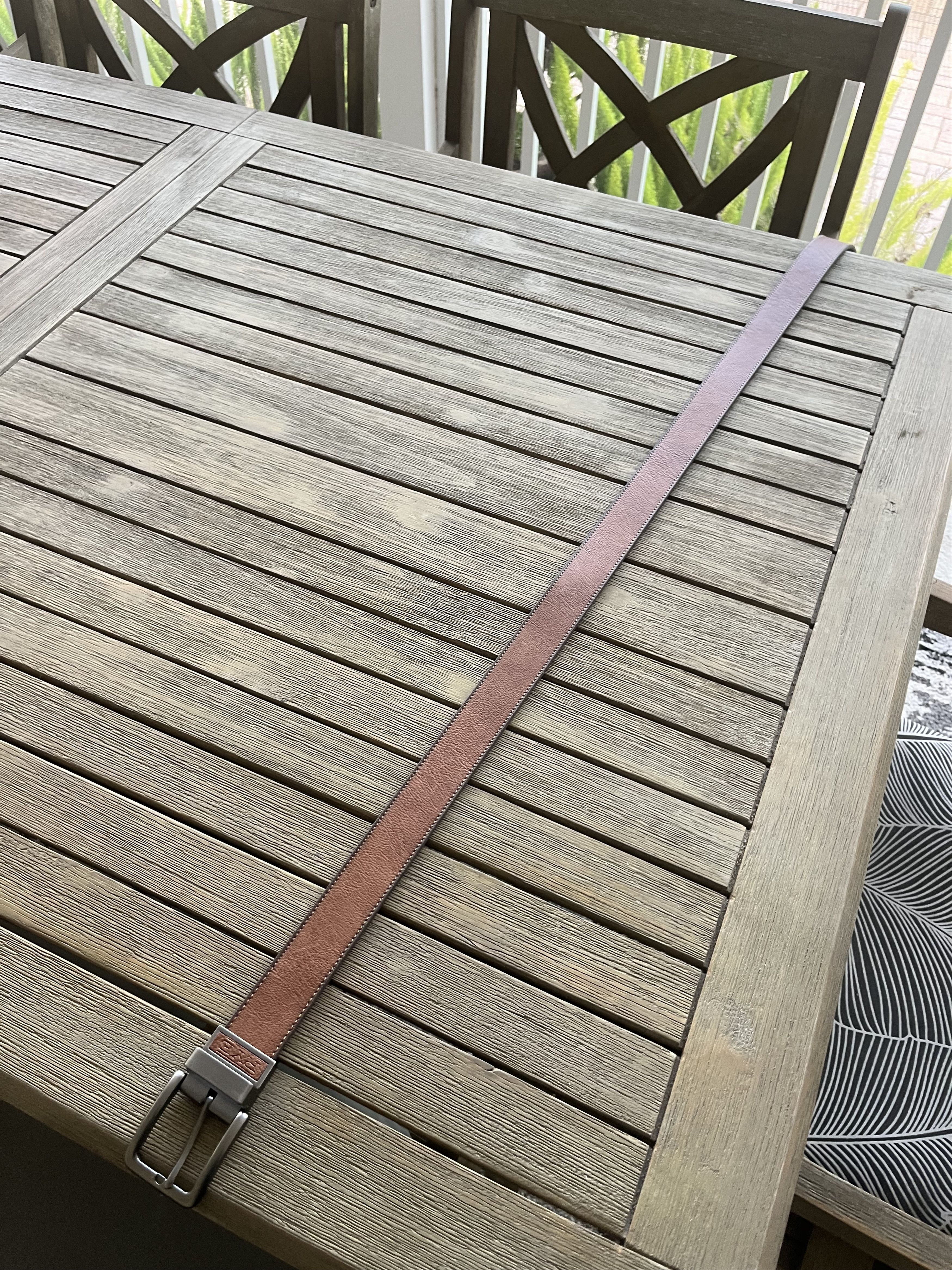 Vintage Brown and Black Reversible Belt Size 40 - 4 Thumbnail