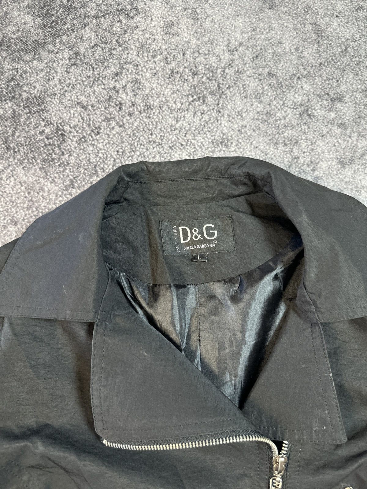 Dolce & Gabbana Y2K vintage Dolce&Gabbana jacket zip up Streetwear Rare VTg Size L / US 10 / IT 46 - 3 Thumbnail