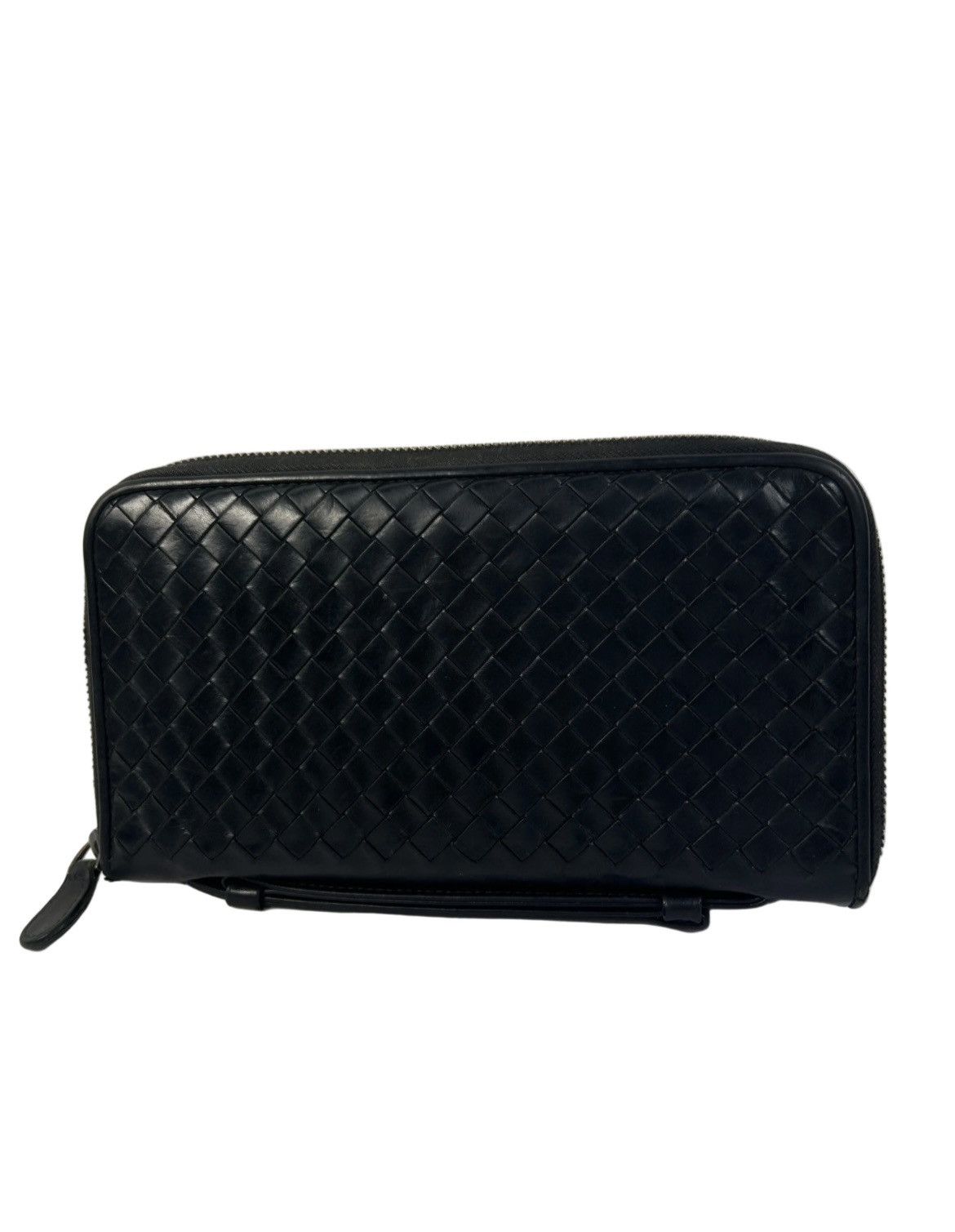 Bottega Veneta Bottega Veneta Black Leather Zippy Wallet - Clutch Size ONE SIZE - 1 Thumbnail