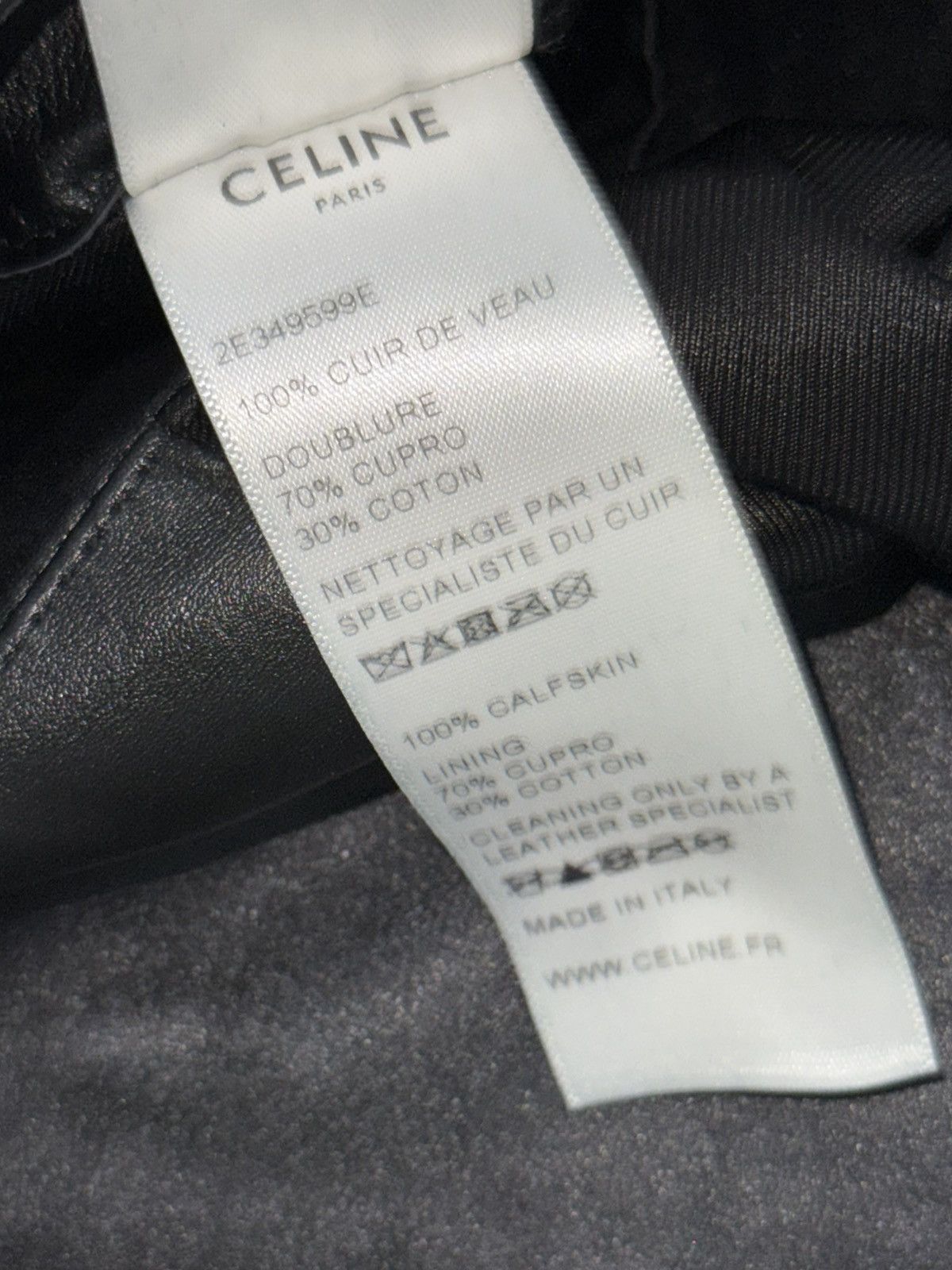 Celine Collectors! Braided Perfecto Leather Jacket 54 Saint Laurent Size US L / EU 52-54 / 3 - 11 Thumbnail