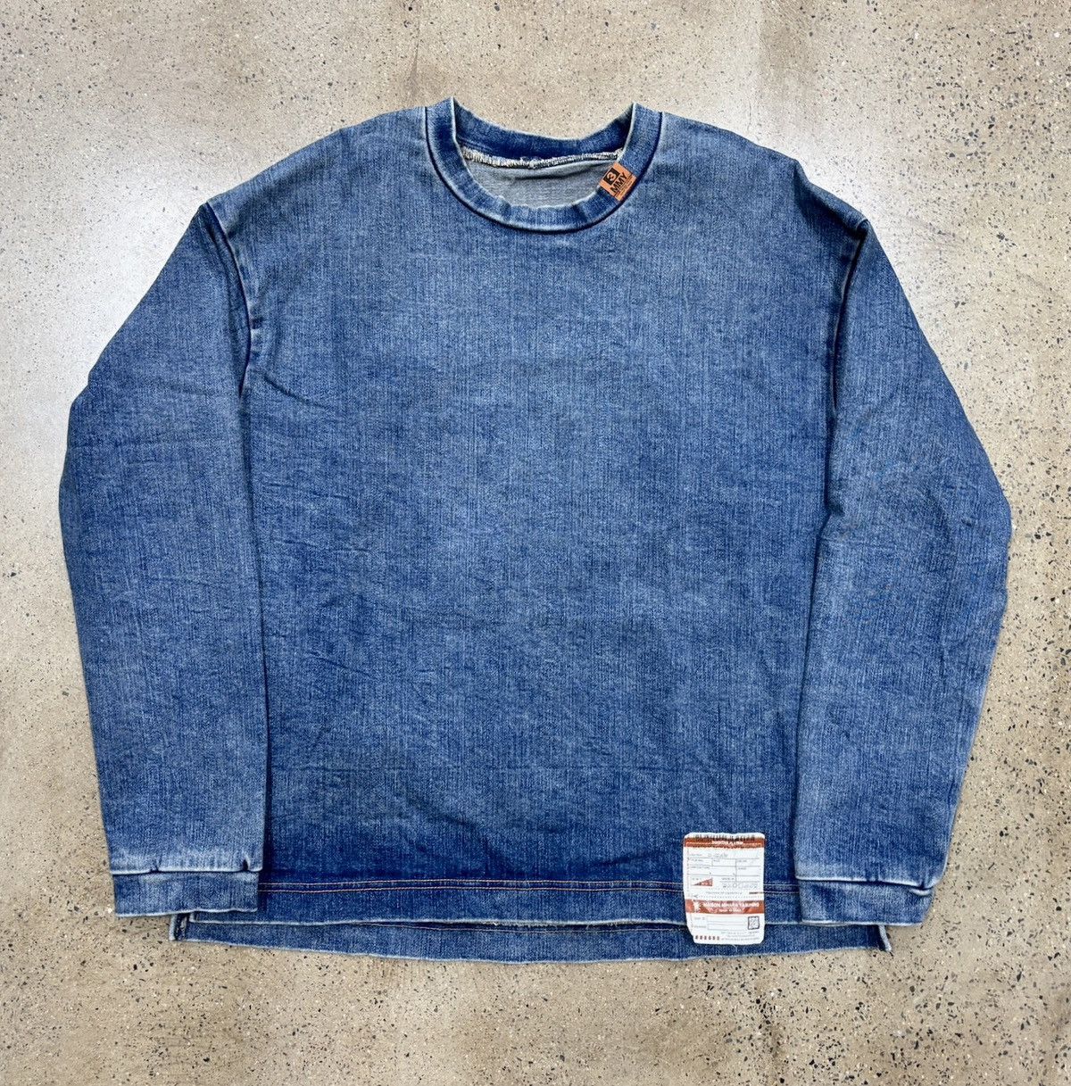 Maison MIHARA YASUHIRO Maison Mihara Yasuhiro MMY Indigo Dyed Sweat Size US L / EU 52-54 / 3 - 1 Thumbnail