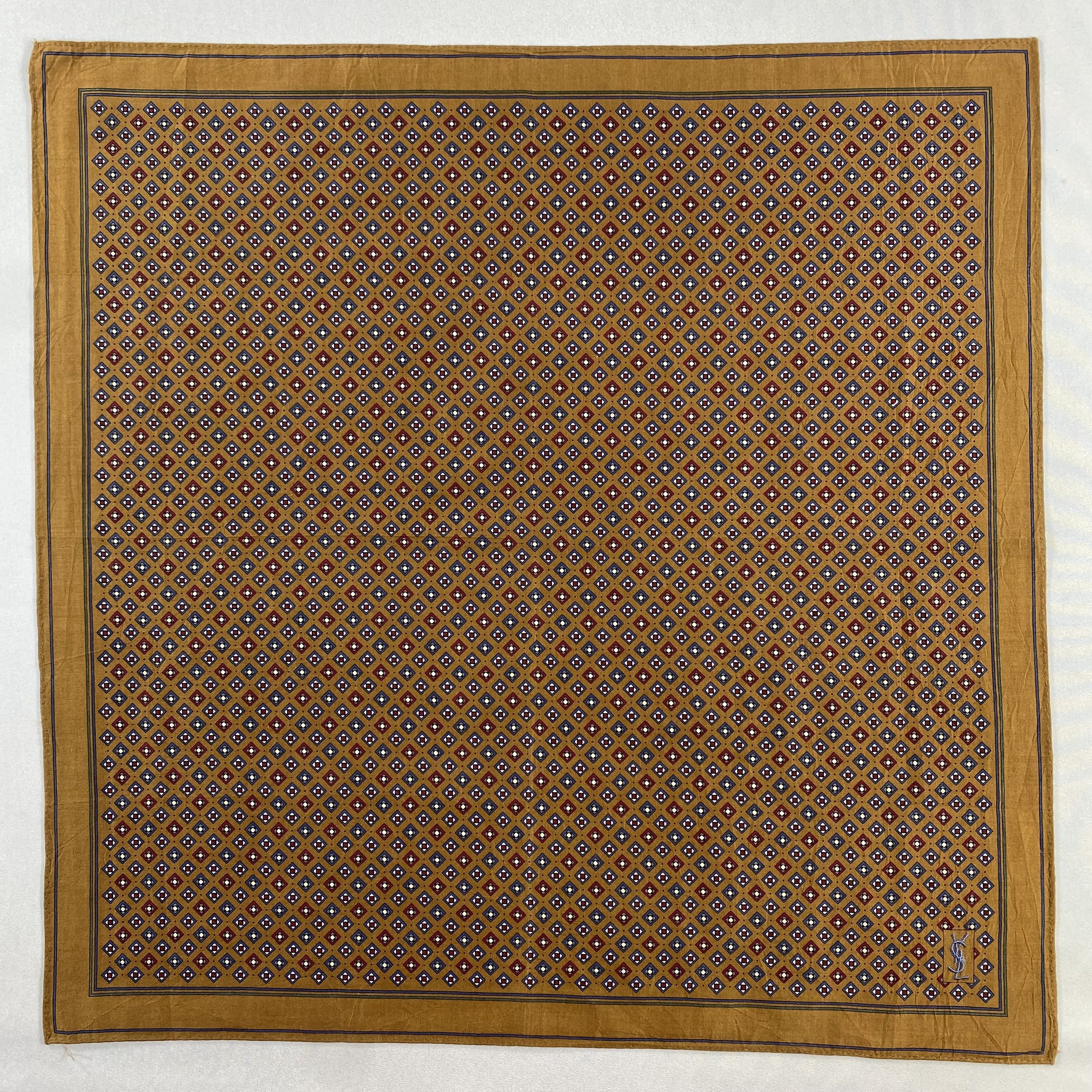 Vintage Yves Saint Laurent Handkerchief / Neckerchief-P1551 Size ONE SIZE - 1 Thumbnail