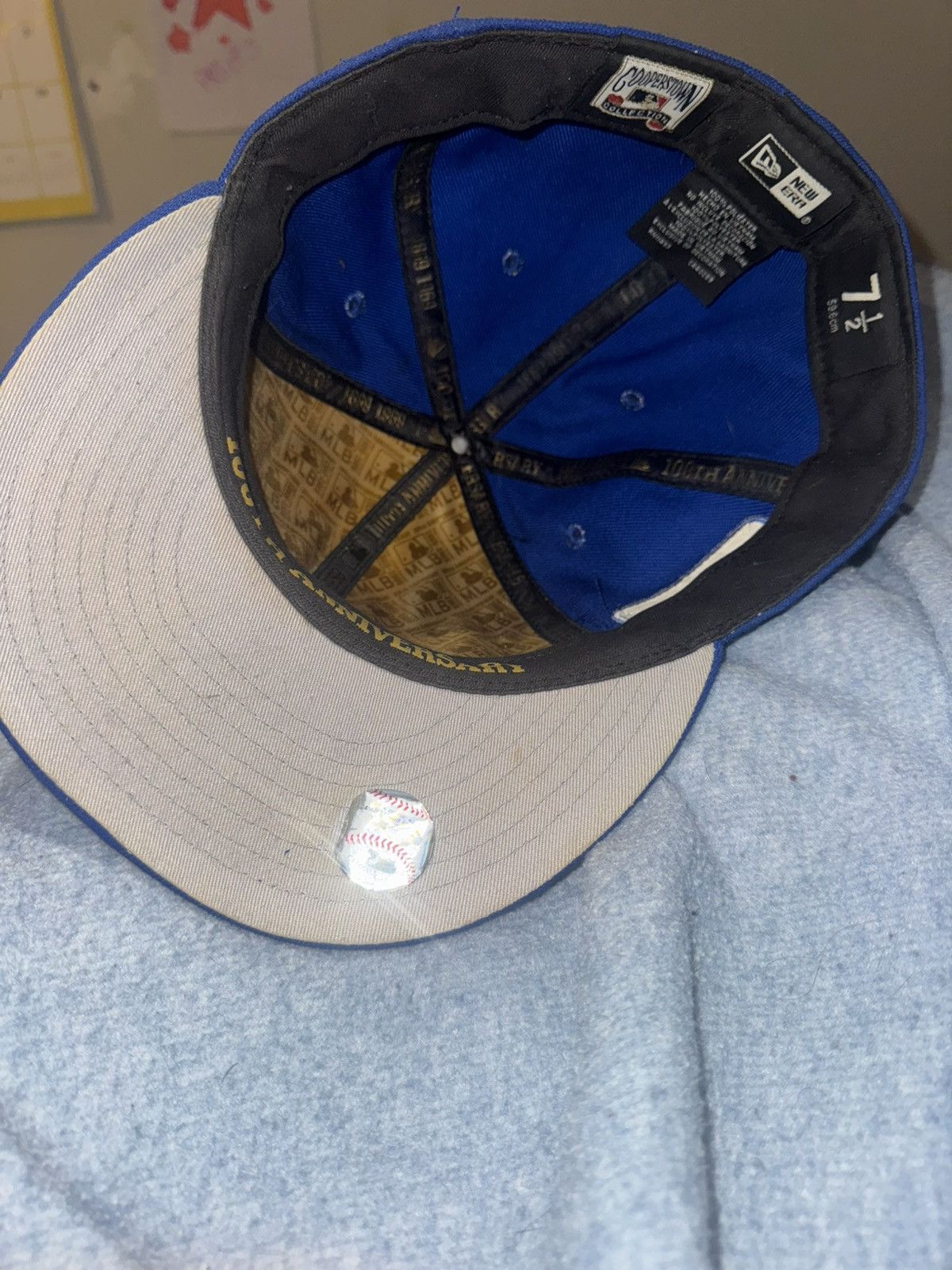 New Era Fitted Dodgers Hat Size ONE SIZE - 3 Thumbnail