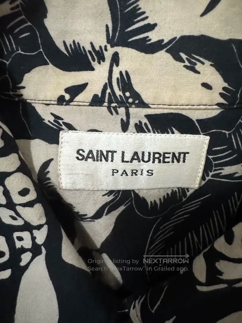 Saint Laurent Paris Saint Laurent Paris size 39 Black and White Print Cuban Co Size US S / EU 44-46 / 1 - 4 Thumbnail