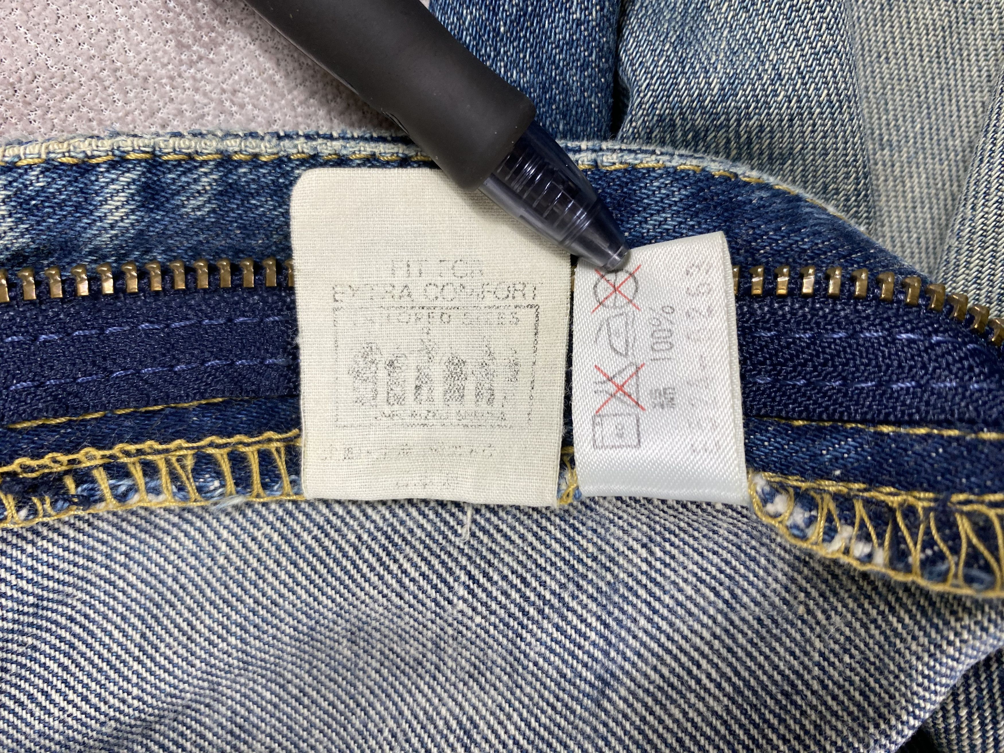 Vintage 31x32.5 Vintage 80s Lee Distressed Selvedge Redline-JN3948 Size US 31 - 11 Thumbnail