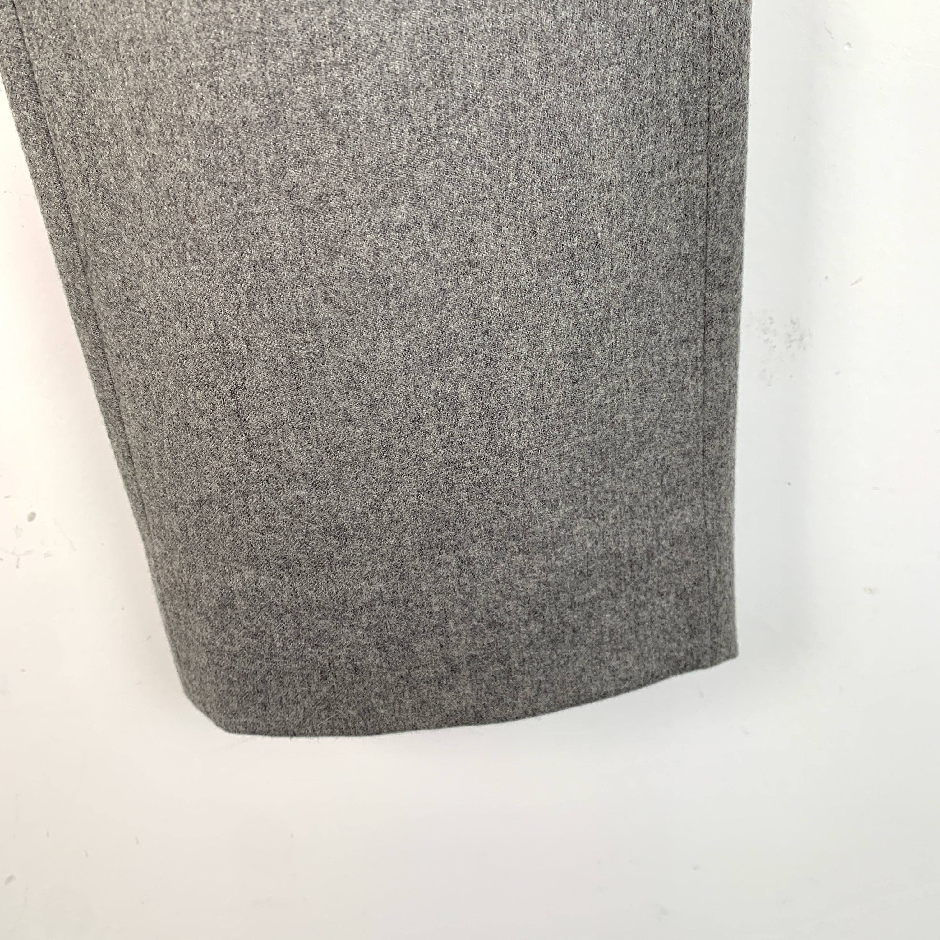 Dior Dior Grey Wool Tailored Trousers (Size S) Size 32" / US 10 / IT 46 - 4 Thumbnail