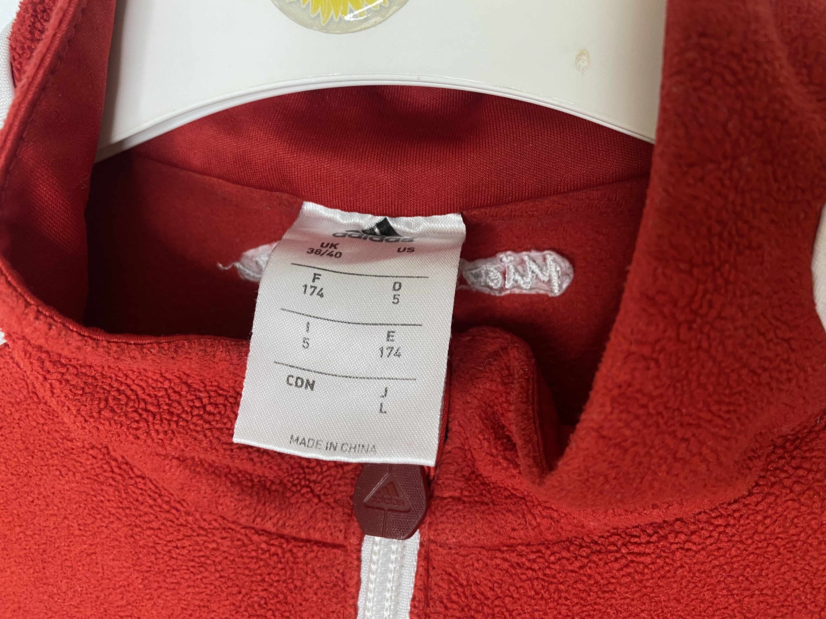 Adidas BAYERN MUNICH 2013 TRAINING FOOTBALL SOCCER FLEECE JACKET Size US S / EU 44-46 / 1 - 5 Thumbnail