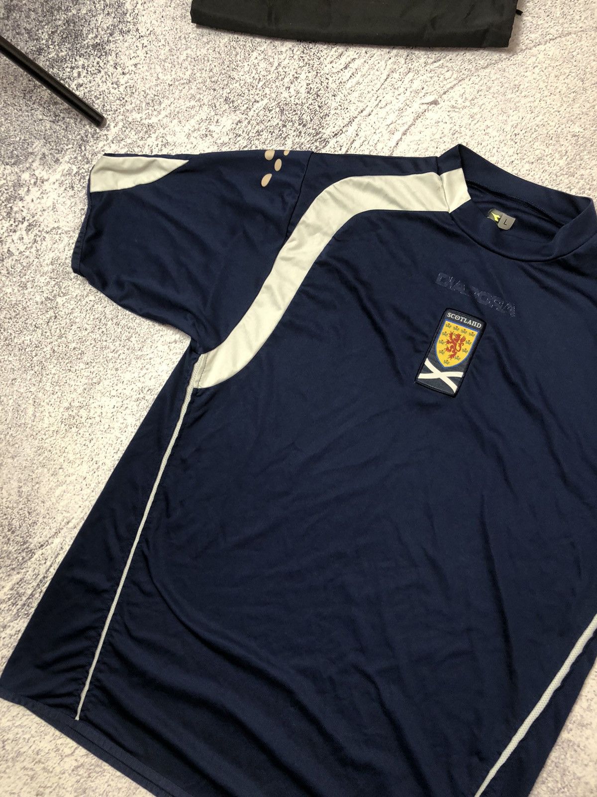 Diadora Vintage soccer jersey Diadora Scotland 🏴󠁧󠁢󠁳󠁣󠁴󠁿 size L retro jersey Size US L / EU 52-54 / 3 - 3 Thumbnail