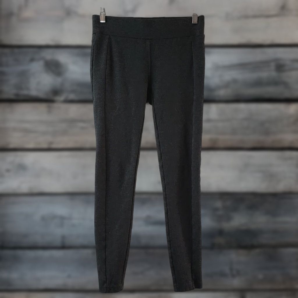 Loft LOFT Ann Taylor Womens Ponte Knit Leggings XS Gray Low Rise Regular Size XS Leggings Womens Grey Solid Knit Comfort Size 26" / US 2 / IT 38 - 1 Thumbnail