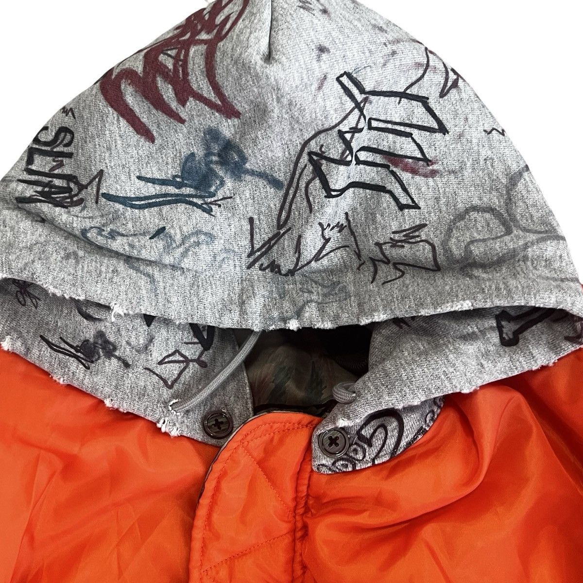 Mowalola MOWALOLA 2026 Graffiti Reversible Bomber Jacket L Size US L / EU 52-54 / 3 - 16 Thumbnail