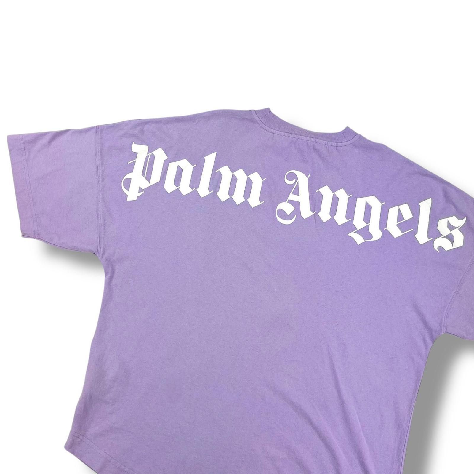 Palm Angels Lilac Spellout T-Shirt
