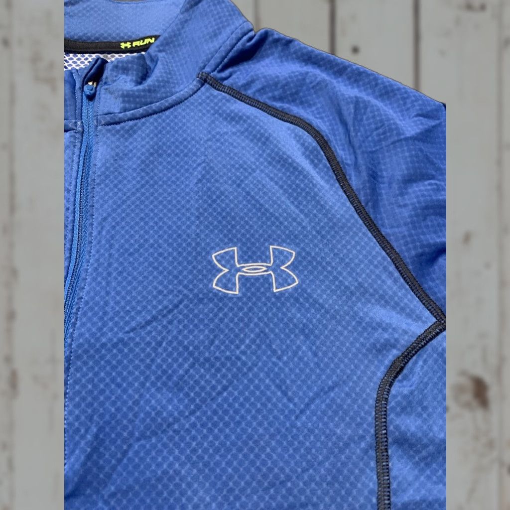 Under Armour Under Armour Fitted Running Shirt Mens XL Blue Long Sleeve 1/4 Zip Workout Size US XL / EU 56 / 4 - 1 Thumbnail
