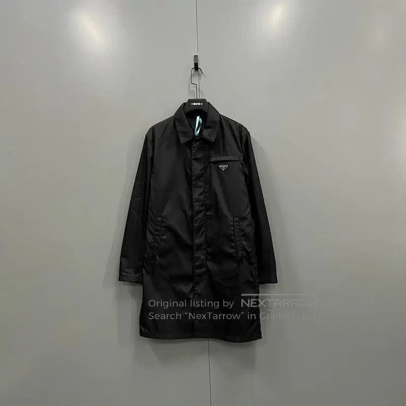 Prada Prada Black Long Trench Coat for Men. Size US M / EU 48-50 / 2 - 1 Thumbnail