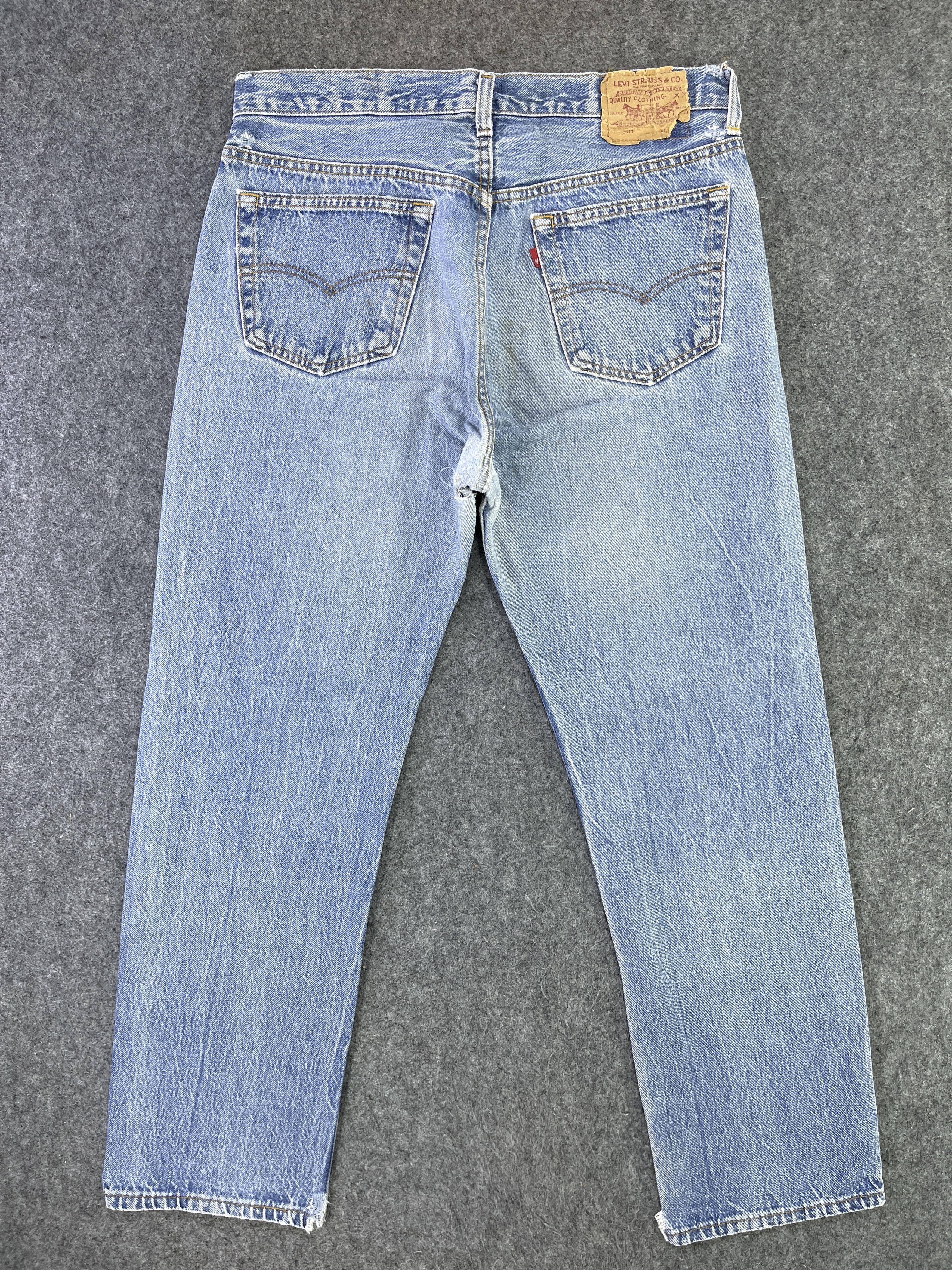 Levi's 90's Vintage Levis 501 Stone Wash Jeans - J918 Size US 33 - 2 Thumbnail