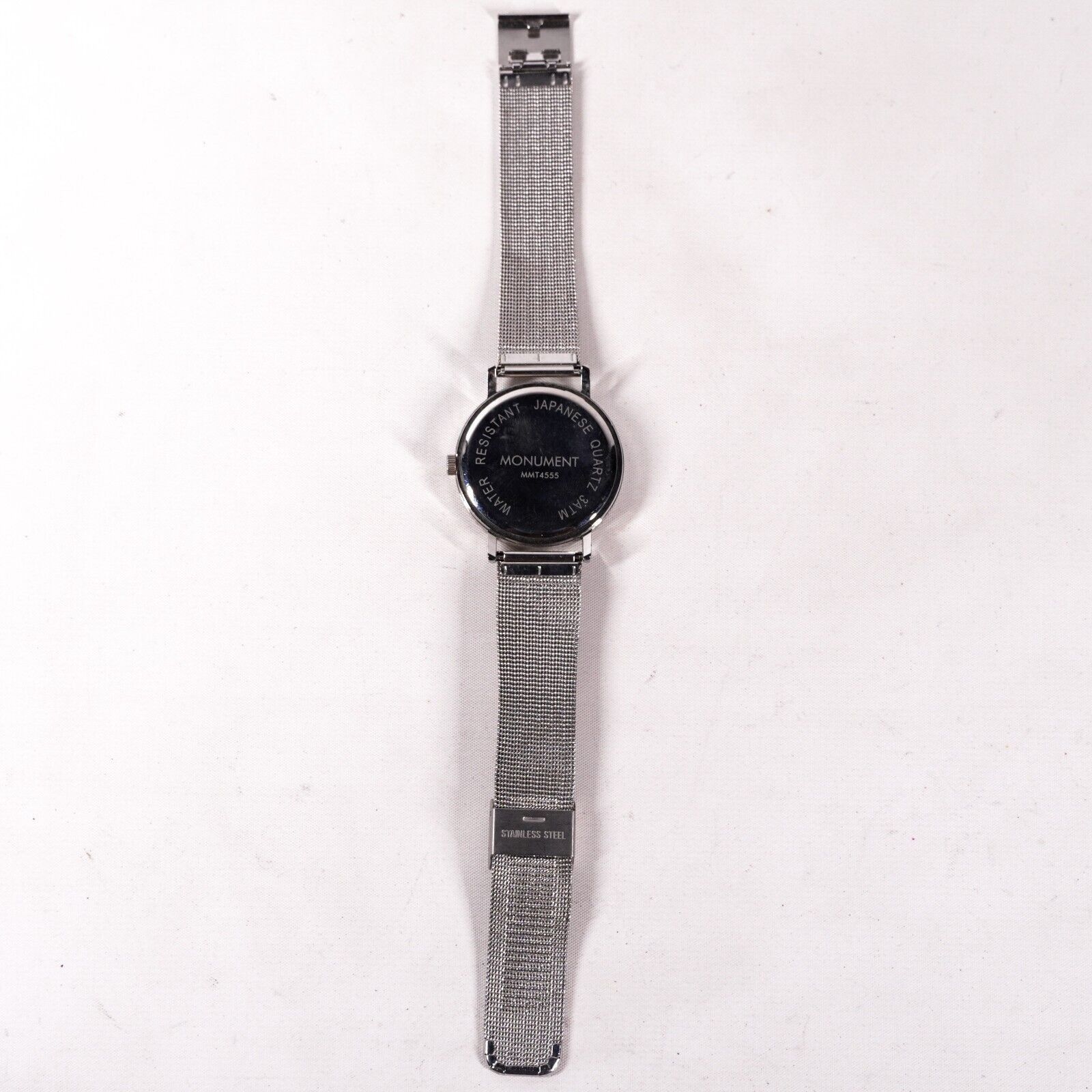 Other 10" Monument Metal Wrist Watch Silver Japanese Quartz Size ONE SIZE - 8 Thumbnail
