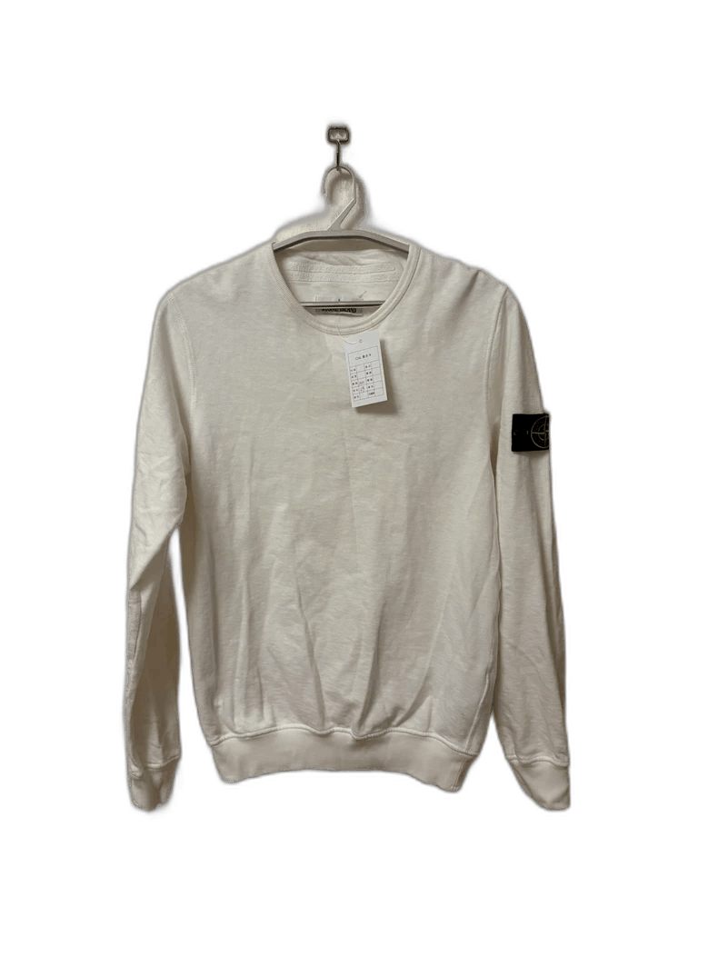 Stone Island Stone Island White Crew Neck Sweatshirt -2506 Size US M / EU 48-50 / 2 - 1 Thumbnail
