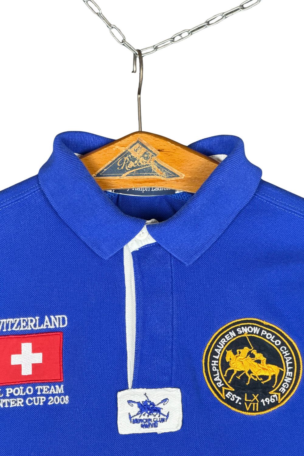 Polo Ralph Lauren Polo Ralph Lauren "Swiss Cross" Rugby Shirt - Big Pony Size US L / EU 52-54 / 3 - 7 Thumbnail