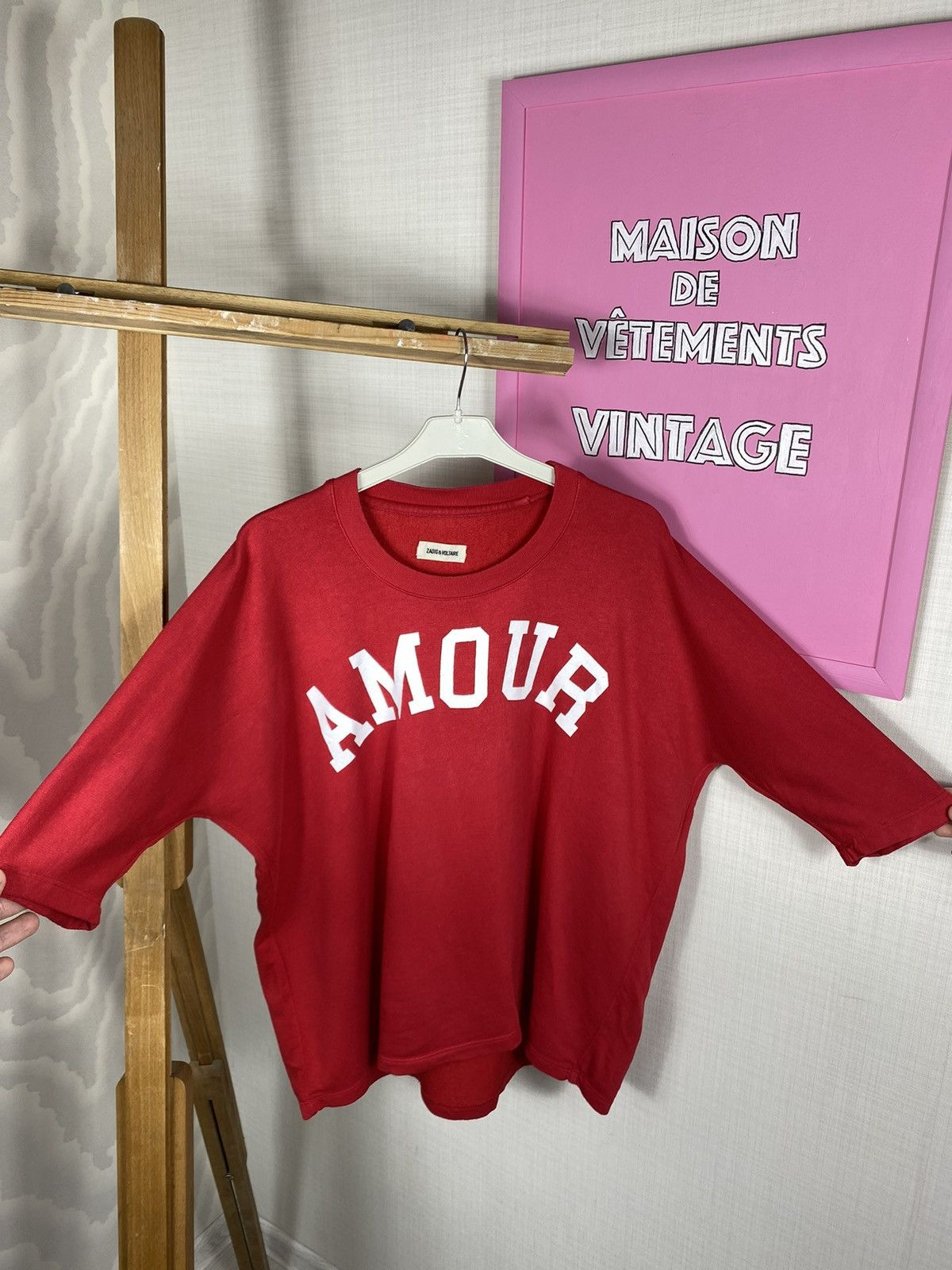 Other Zadig Voltaire Shirt Logo Tee Amour Size XS / US 0-2 / IT 36-38 - 5 Thumbnail