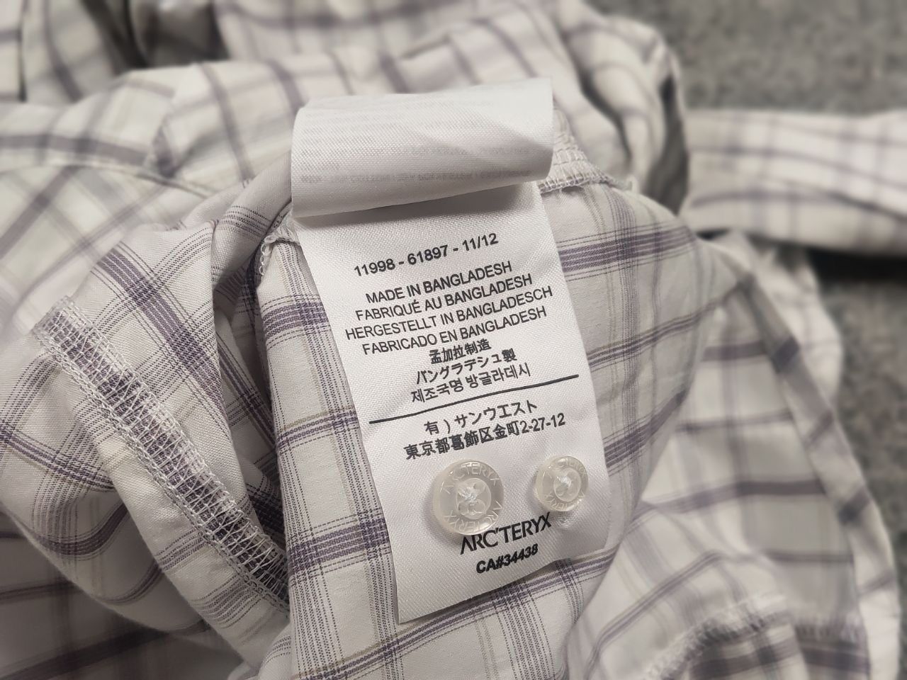 Arc'teryx Arcteryx Casual Button Shirt checkered Light Long sleeve Size US XL / EU 56 / 4 - 17 Thumbnail