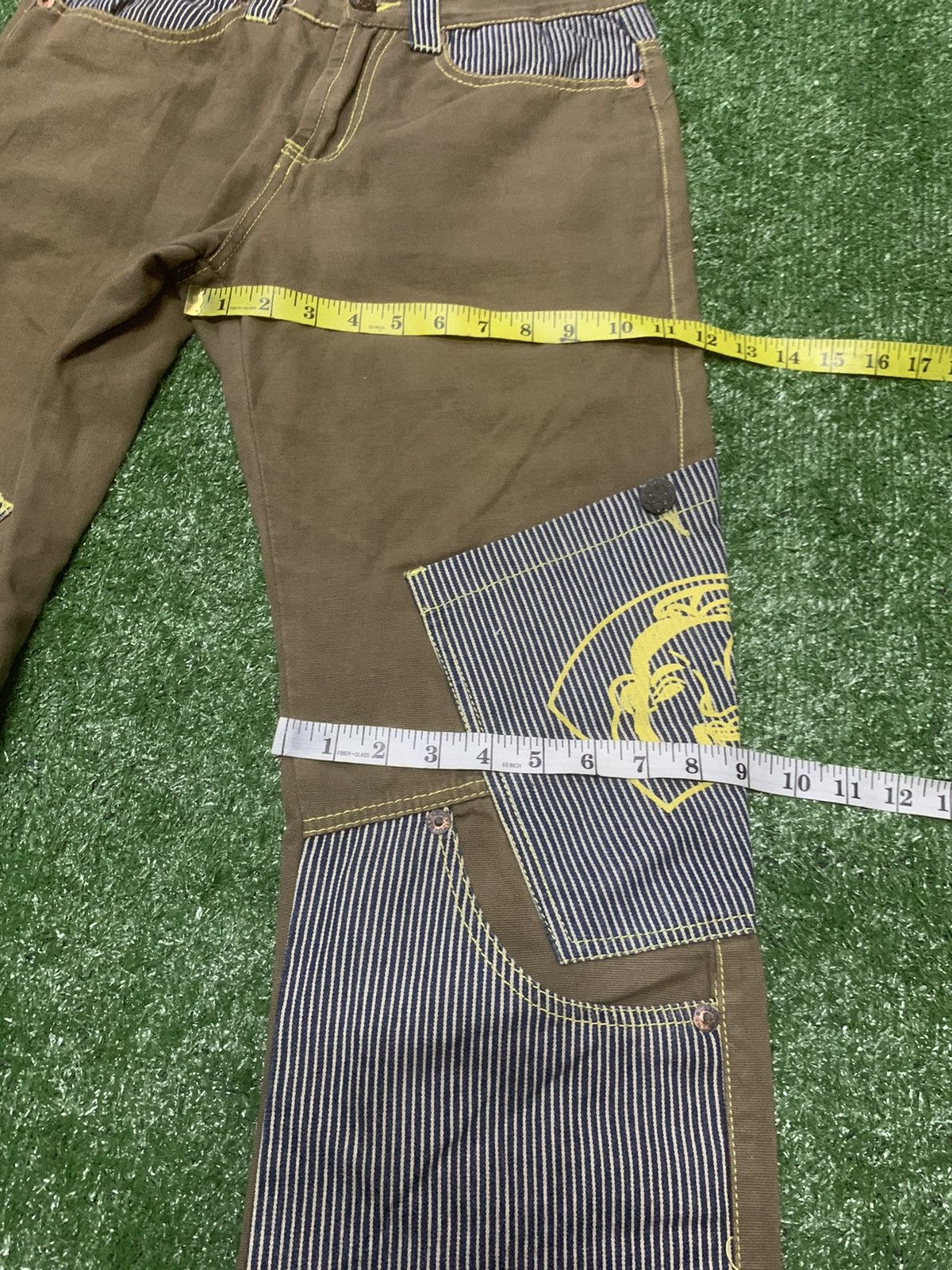 Japanese Brand EVISU HIKORY MULTIPOKET Pants Size US 30 / EU 46 - 12 Thumbnail