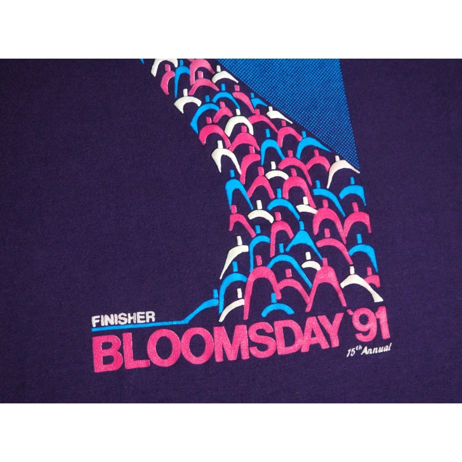 Jerzees VTG 90s Jerzees 1991 Bloomsday Marathon Spokane WA Purple USA Tee T-Shirt Mens M Size US M / EU 48-50 / 2 - 4 Thumbnail