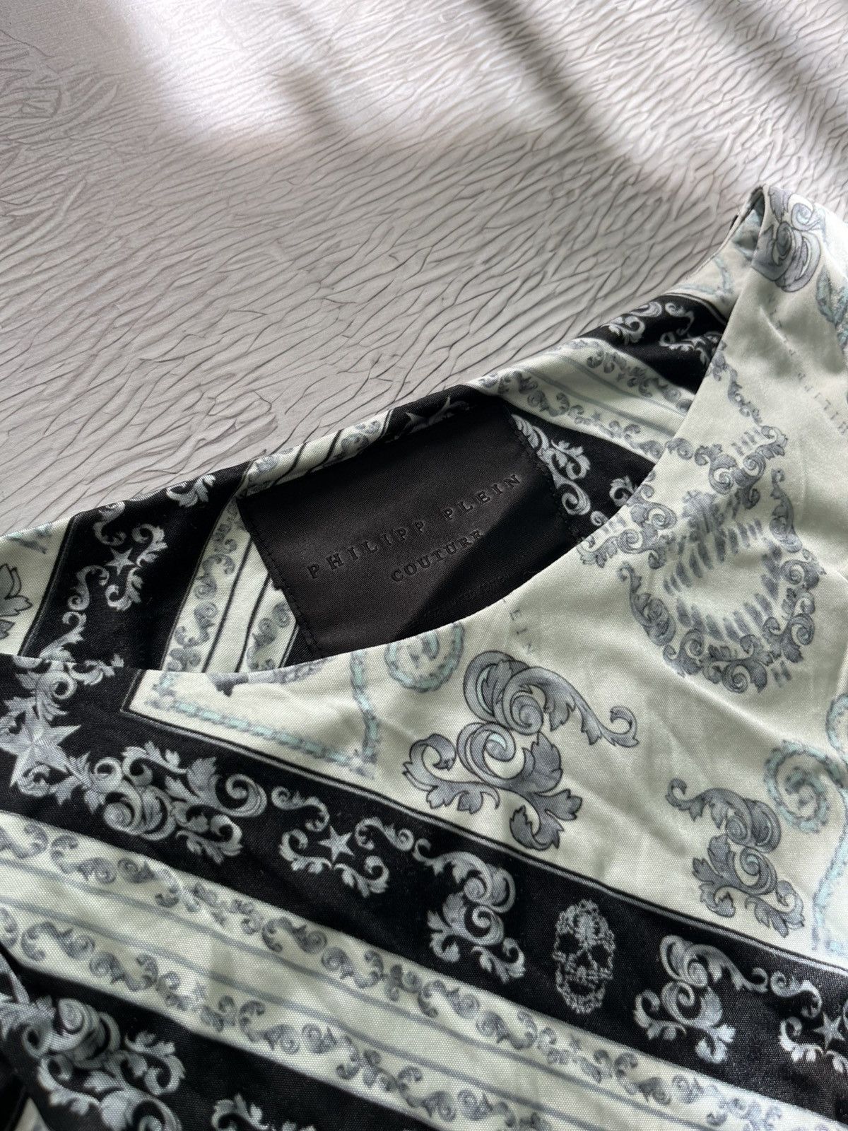 Philipp Plein Philipp Plein Couture Limited Edition Monogram Dress White Size XS / US 0-2 / IT 36-38 - 4 Thumbnail