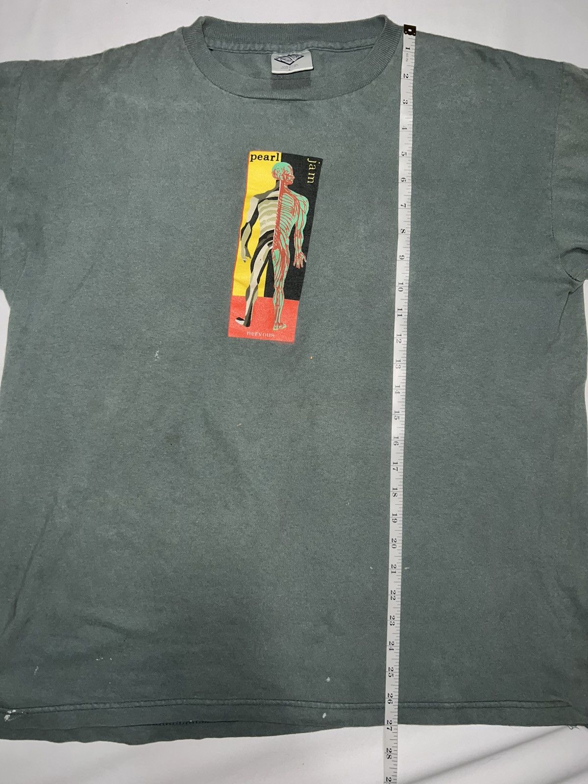 Vintage VTG Pearl Jam Nervous 70 % 90's(Size L.) Size US L / EU 52-54 / 3 - 10 Thumbnail