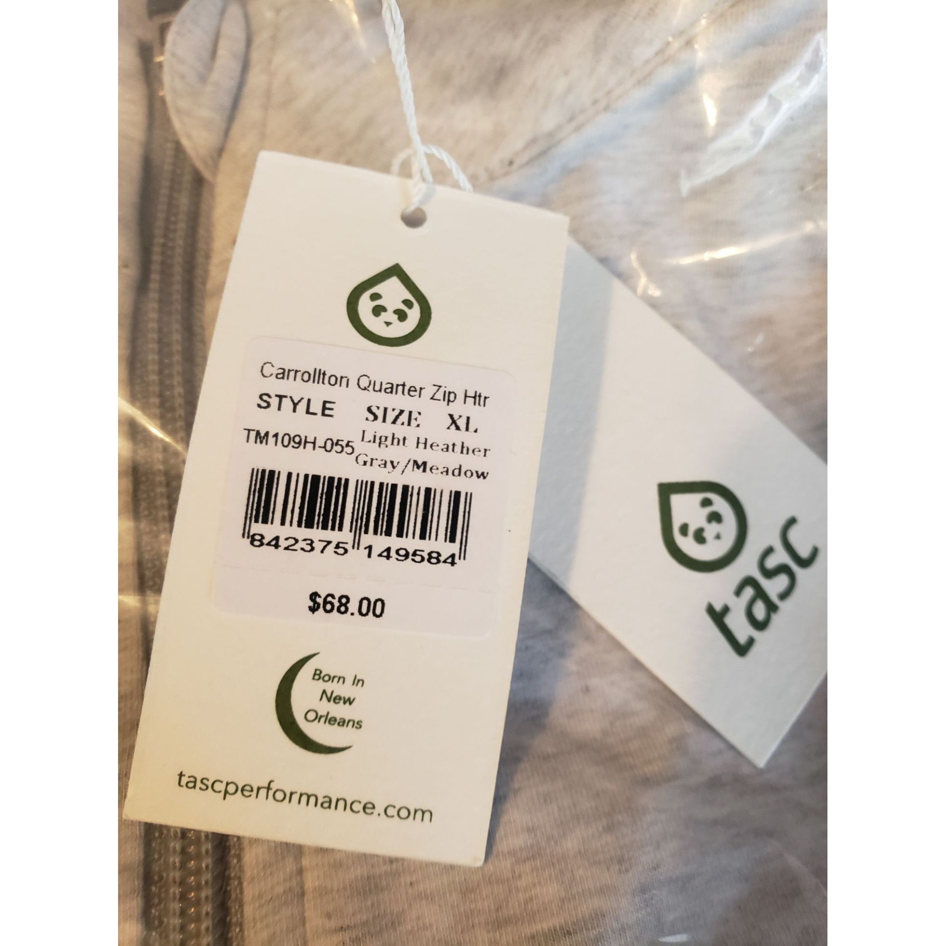 Other tasc Performance Mens Carrollton Quarter Zip Pullover XL Hea Size US XL / EU 56 / 4 - 5 Thumbnail