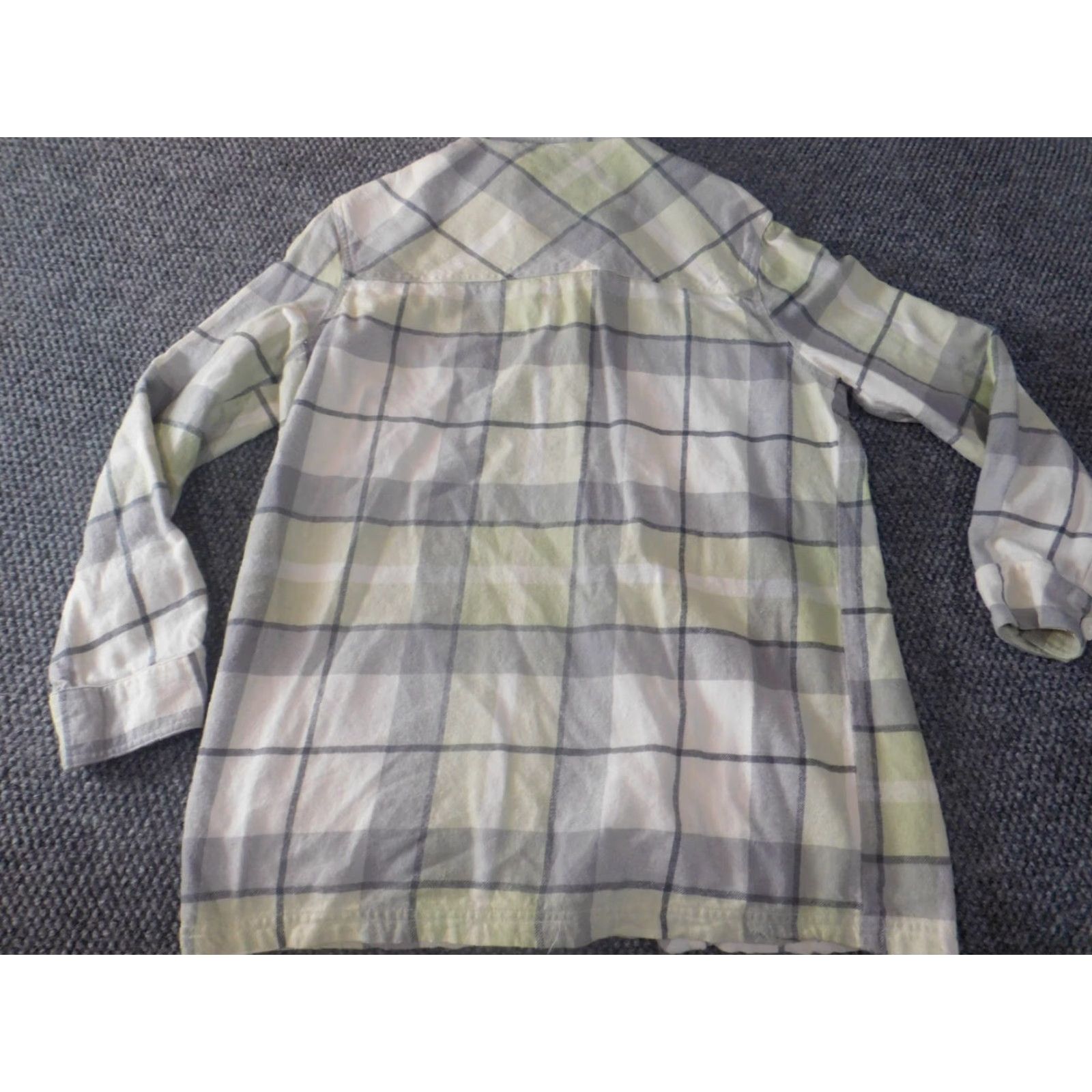 Vintage Dravus Shirt Men's Small Green Plaid Flannel Button-Down Long Sleeve Cotton Size US S / EU 44-46 / 1 - 7 Thumbnail