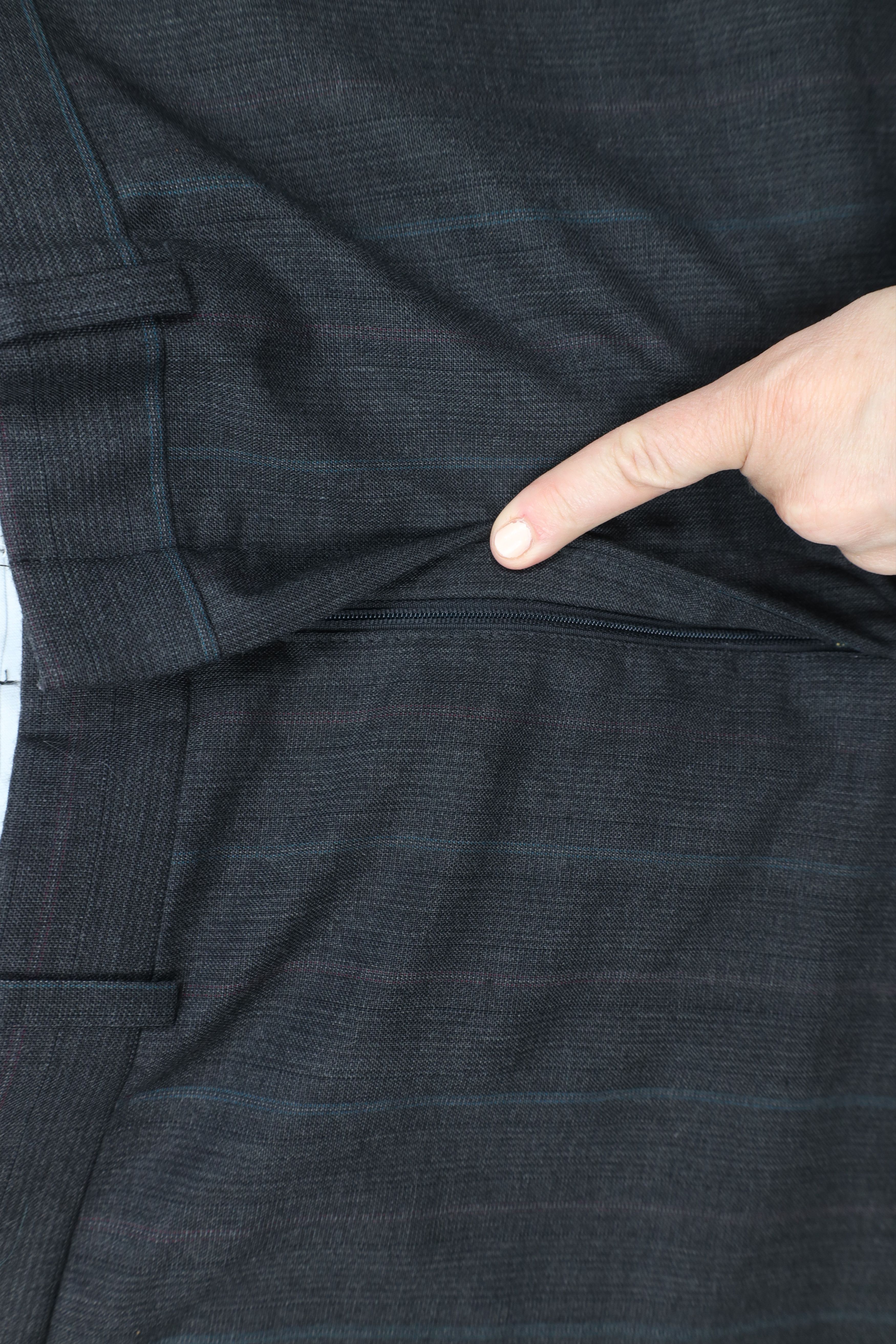 Vintage Vintage 90s Streetwear Wool Striped Wide Leg Chino Pants USA Size US 40 / EU 56 - 7 Thumbnail