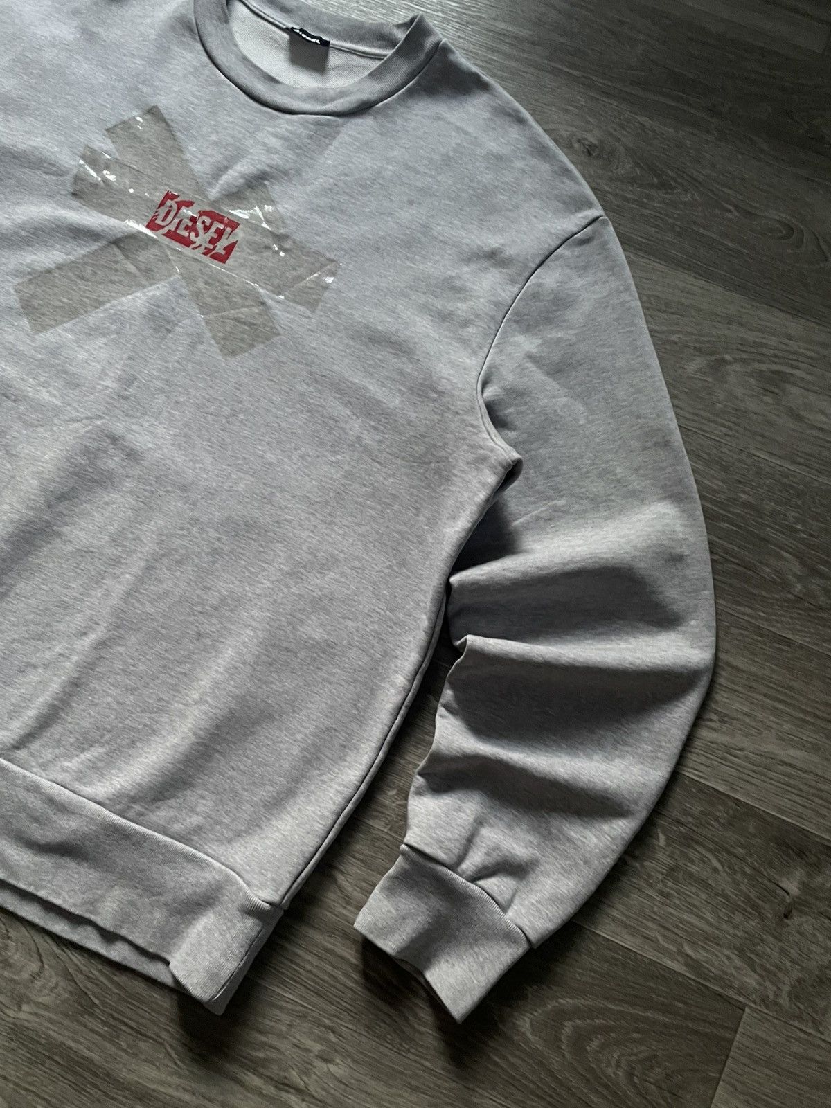Diesel Diesel S-Bay Gray Sweatshirt Crewneck Size XXL Size US XXL / EU 58 / 5 - 6 Thumbnail