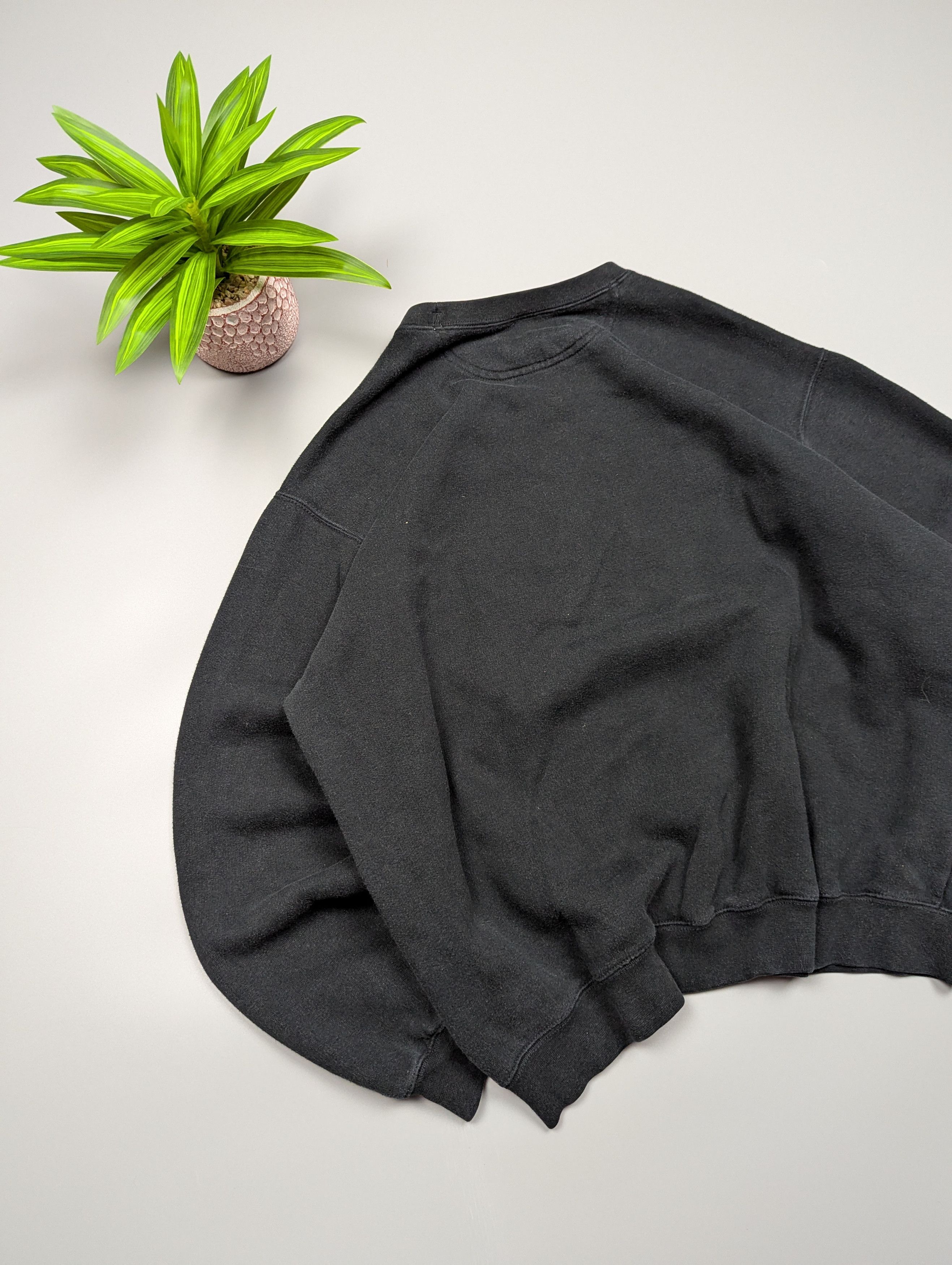 Champion CHAMPION Vintage 90s Men's Black Loose Fit Sweatshirt Size US L / EU 52-54 / 3 - 10 Thumbnail