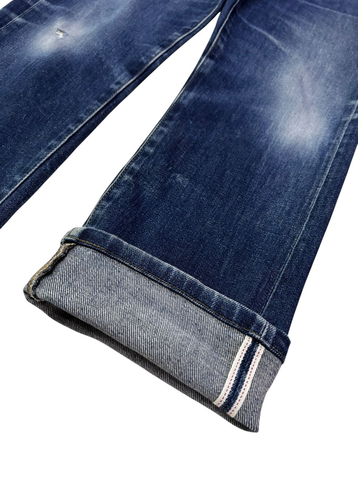 Japanese Brand Vtg Kaihara Denim Uniqlo Selvedge Jeans Size US 34 / EU 50 - 4 Thumbnail