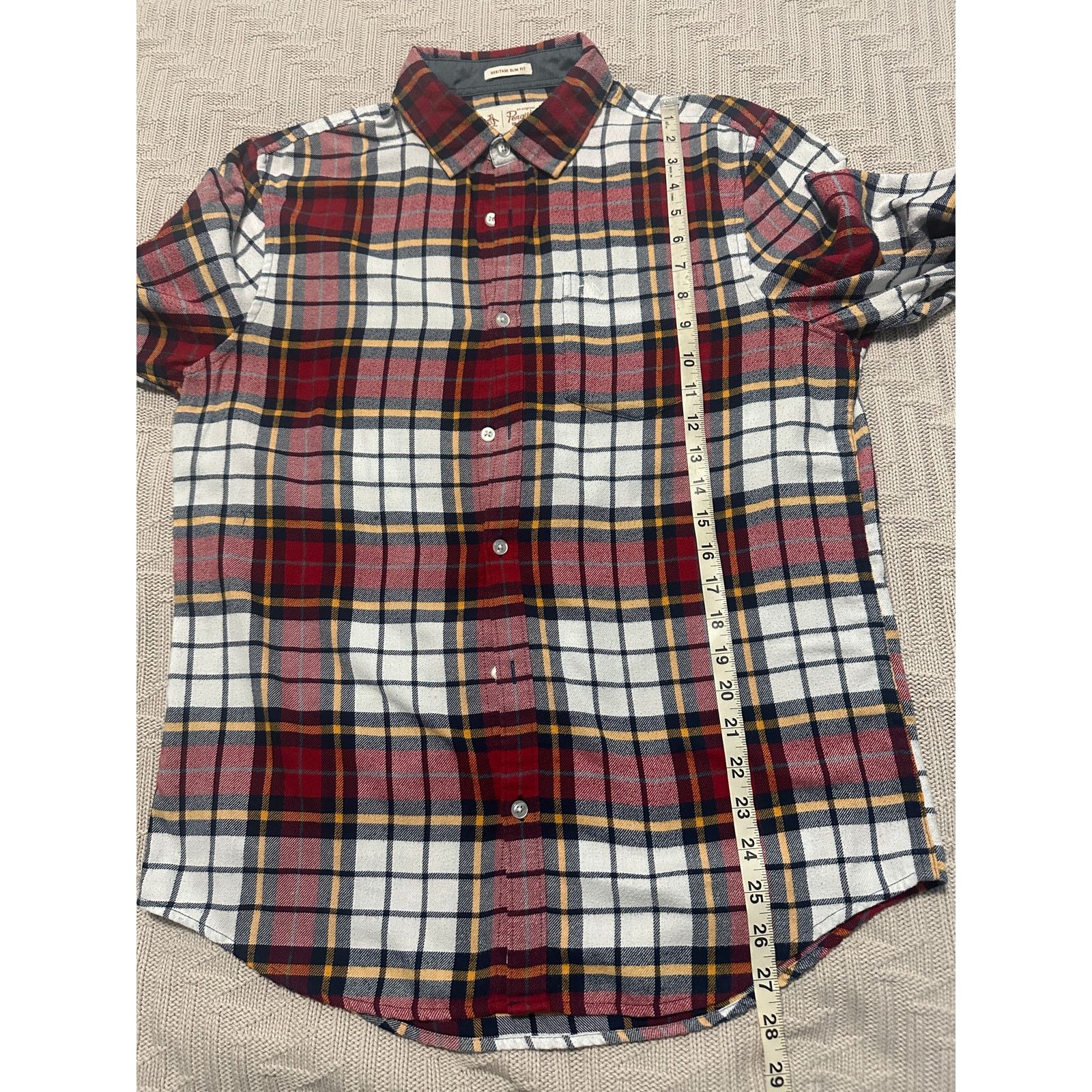Original Penguin Original Penguin red plaid flannel button down size M Size US M / EU 48-50 / 2 - 7 Thumbnail