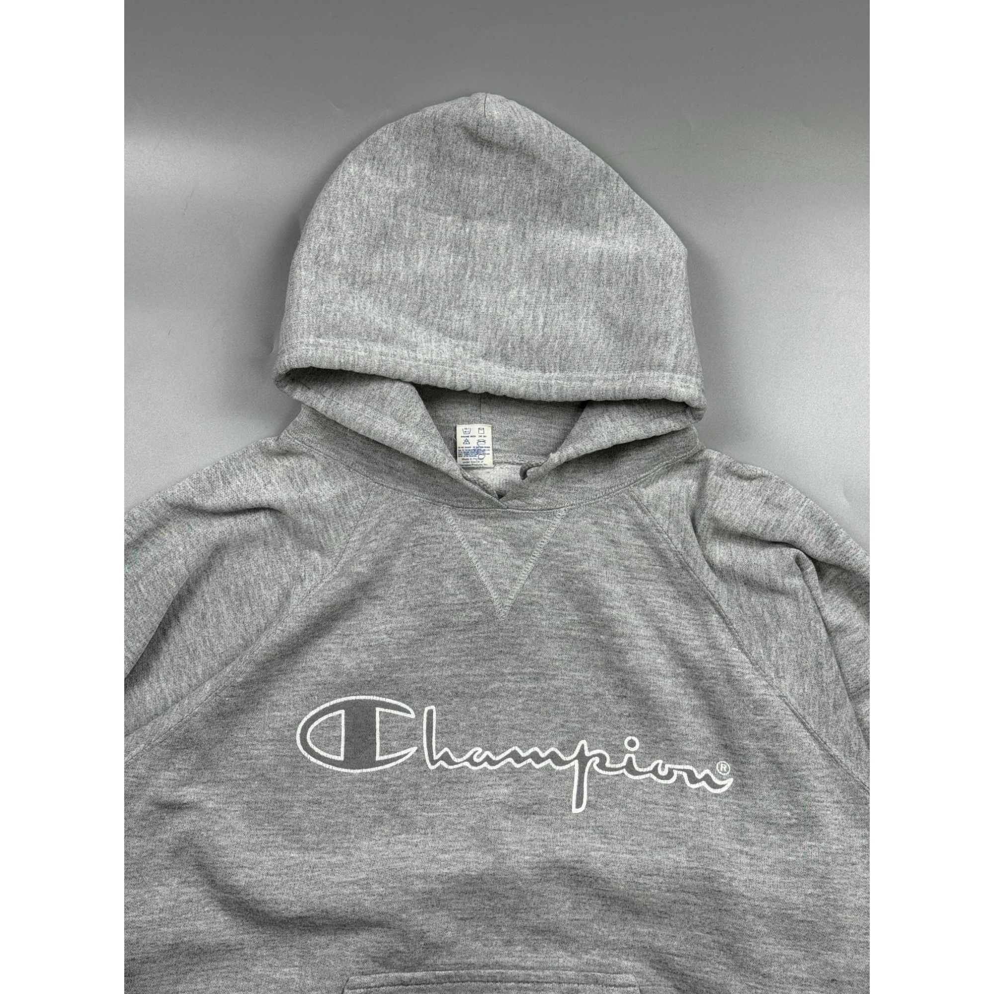 Champion Vintage Champion Gray Hoodie (Y1200) Size US XL / EU 56 / 4 - 3 Thumbnail